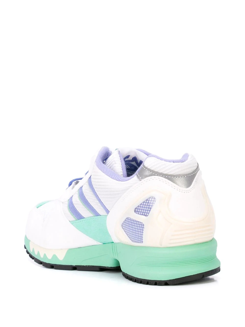 colour blocked low top sneakers - 3