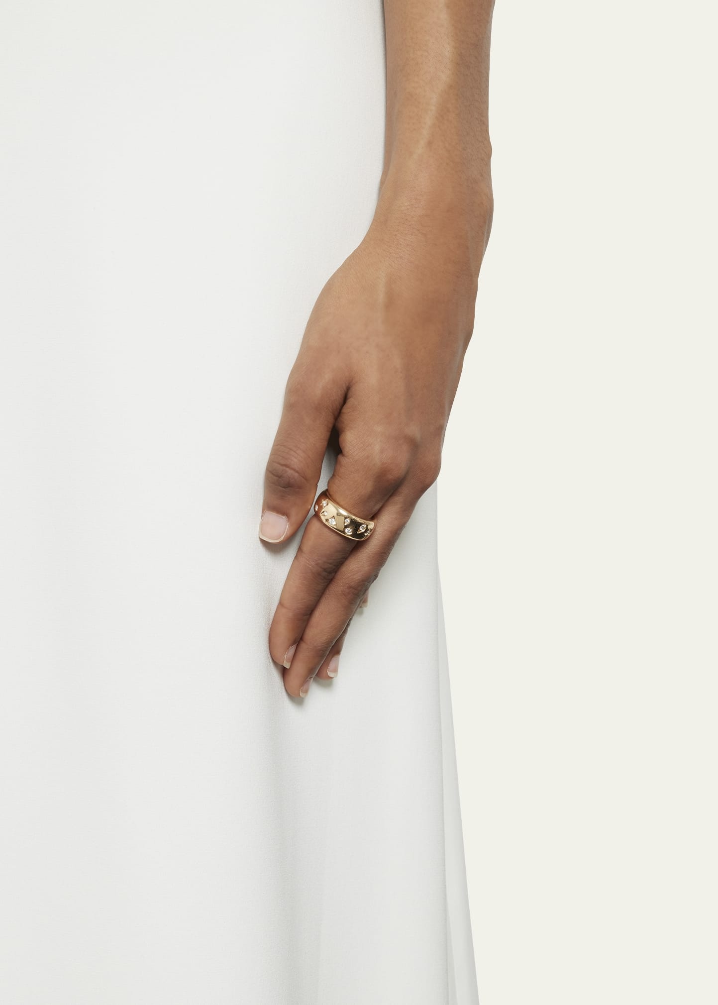 18K Rose Gold ICONICA Ring with Diamonds, 0.66tcw - 2