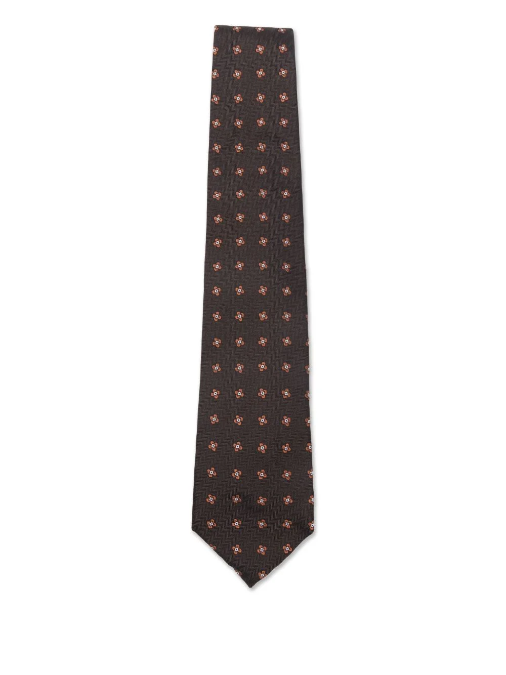 floral-pattern tie - 1