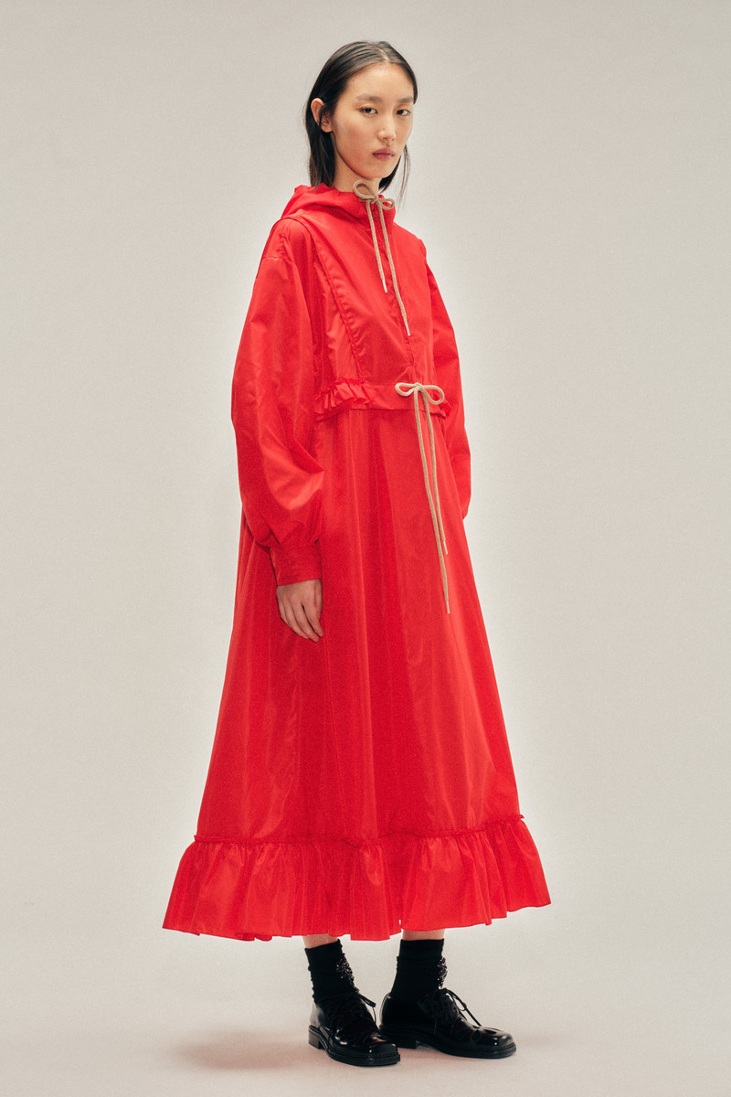 Exaggerated Ruffle Frill Cagoule 3