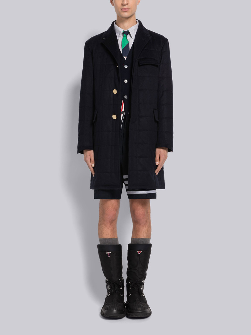 Cashmere Down Chesterfield Overcoat 3