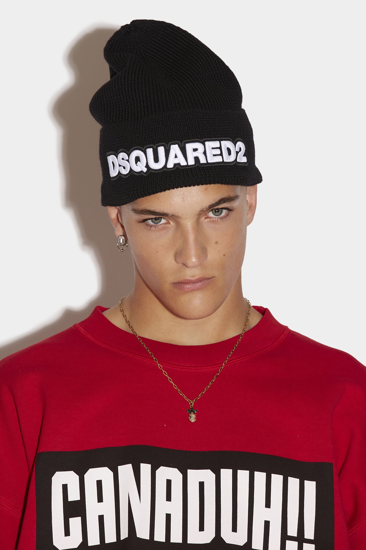 DSQUARED2 LOGO BEANIE - 3