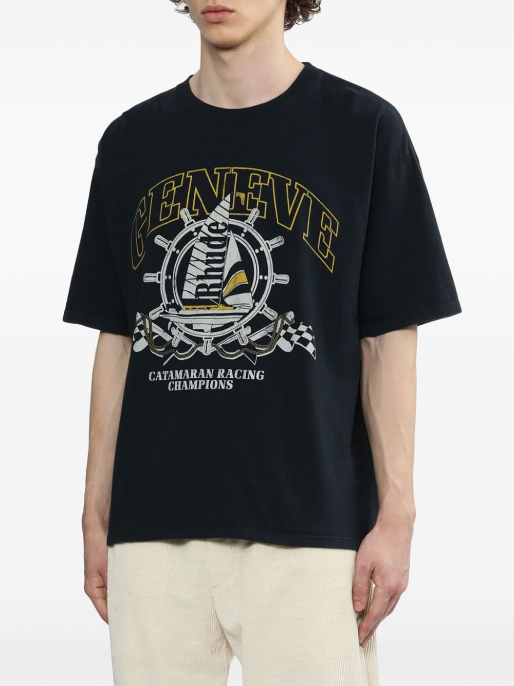 Geneve Catamaran cotton T-shirt - 3