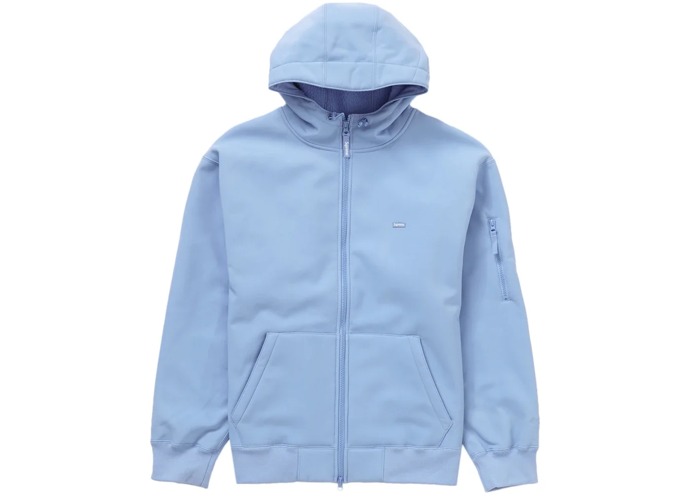 Supreme WINDSTOPPER Zip Up Hooded Sweatshirt (FW23) Light Blue - 1
