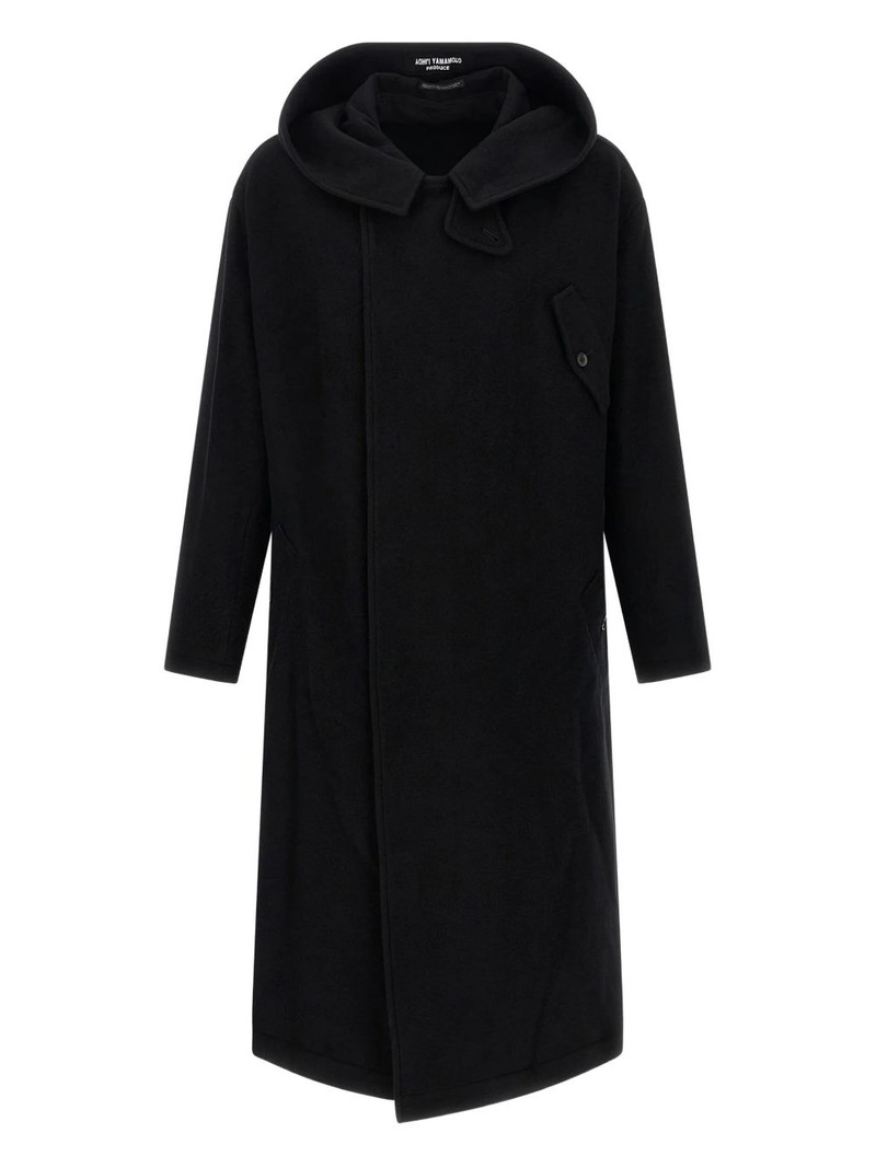 hooded snap coat 1