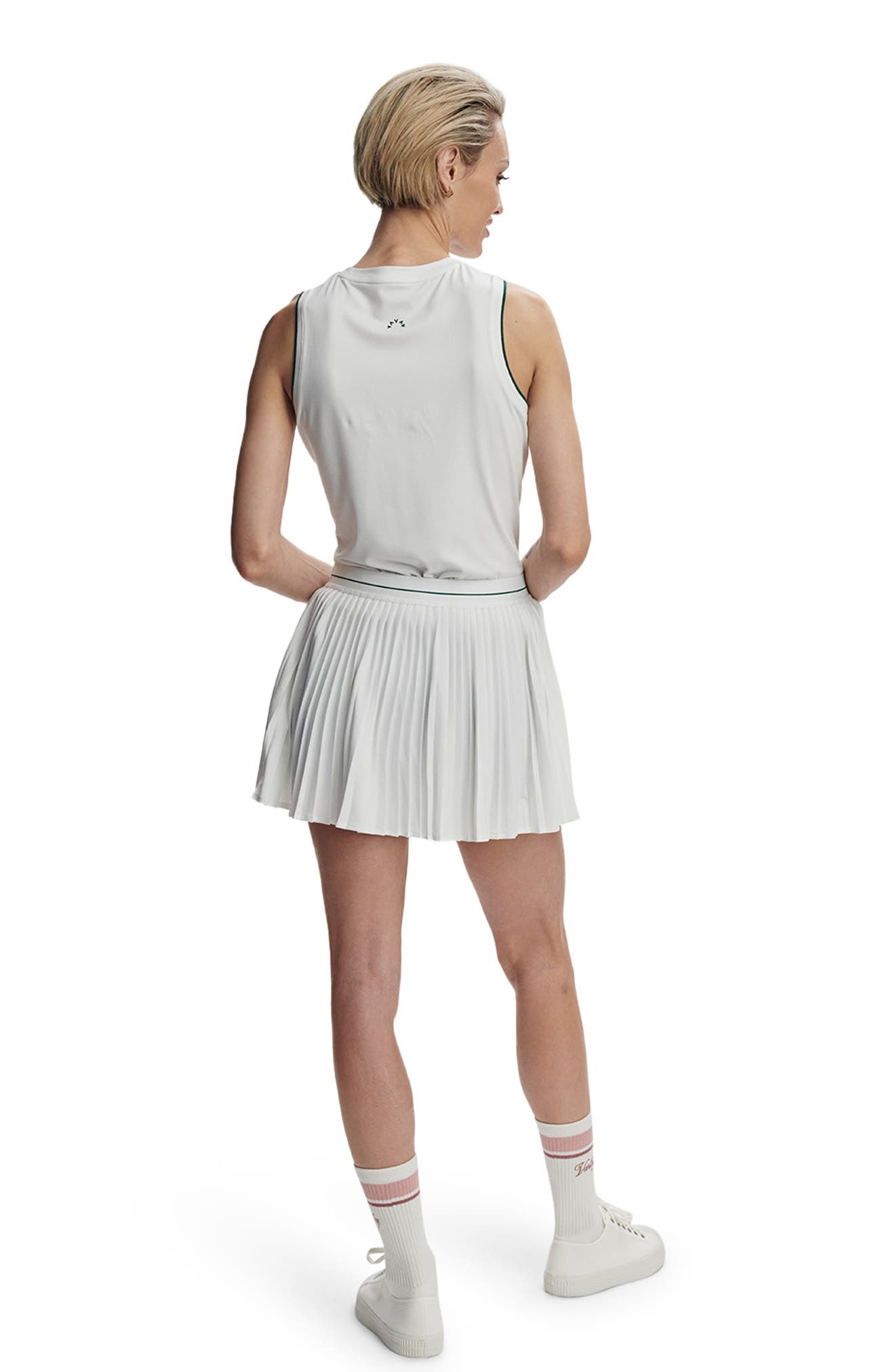 Varley Clemency Pleated Skort in White at Nordstrom - 5