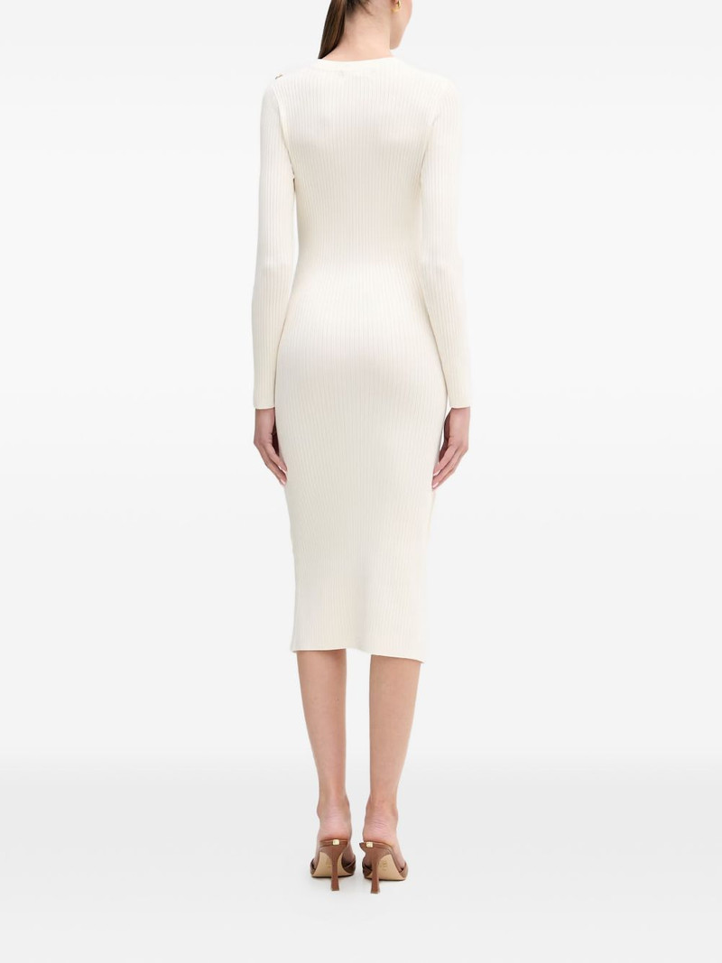 ribbed-knit midi dress 3