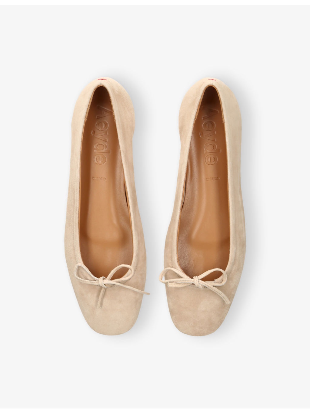 Delfina Suede Ballet Flats - 2