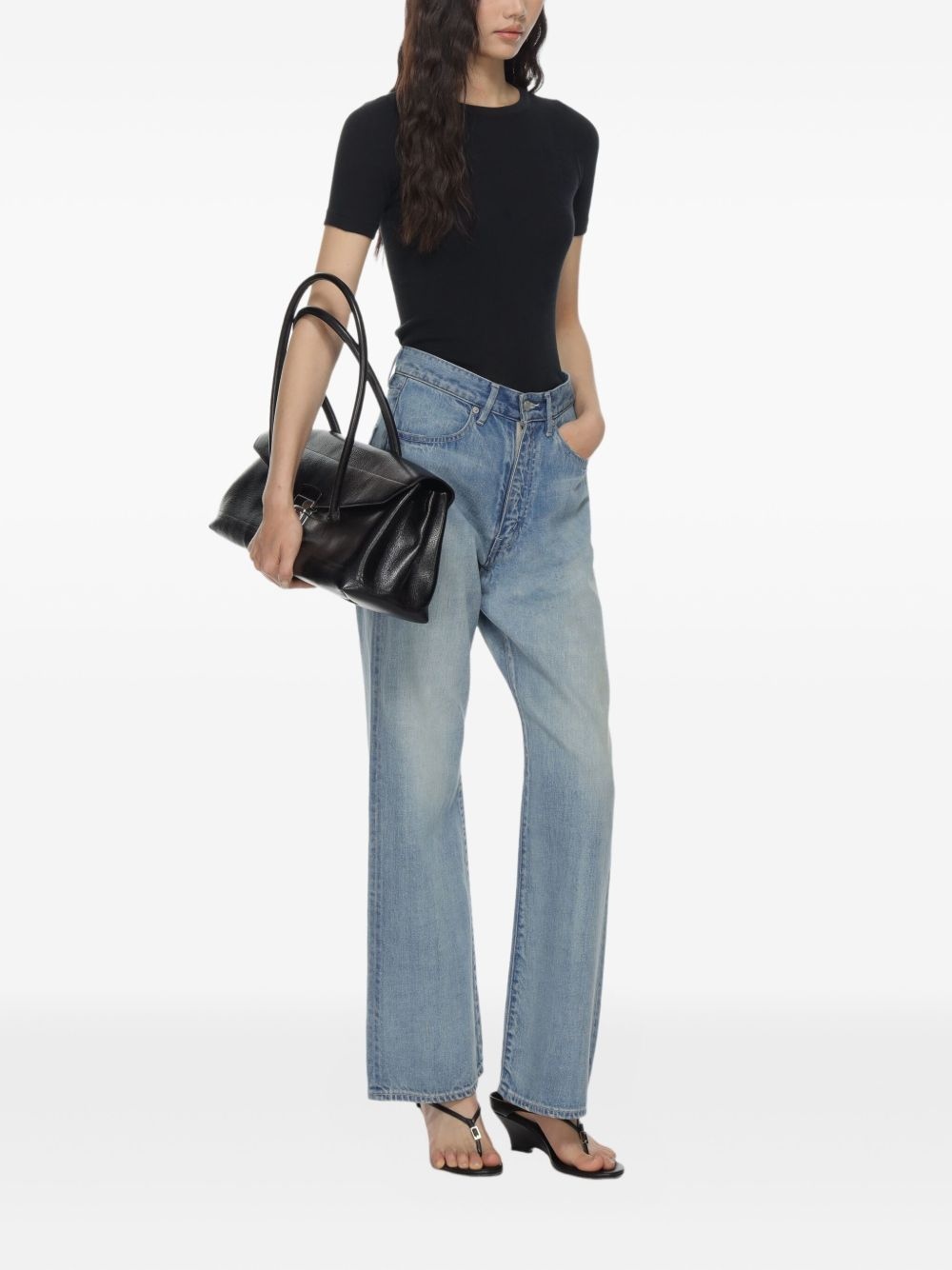short-sleeve fitted top - 3