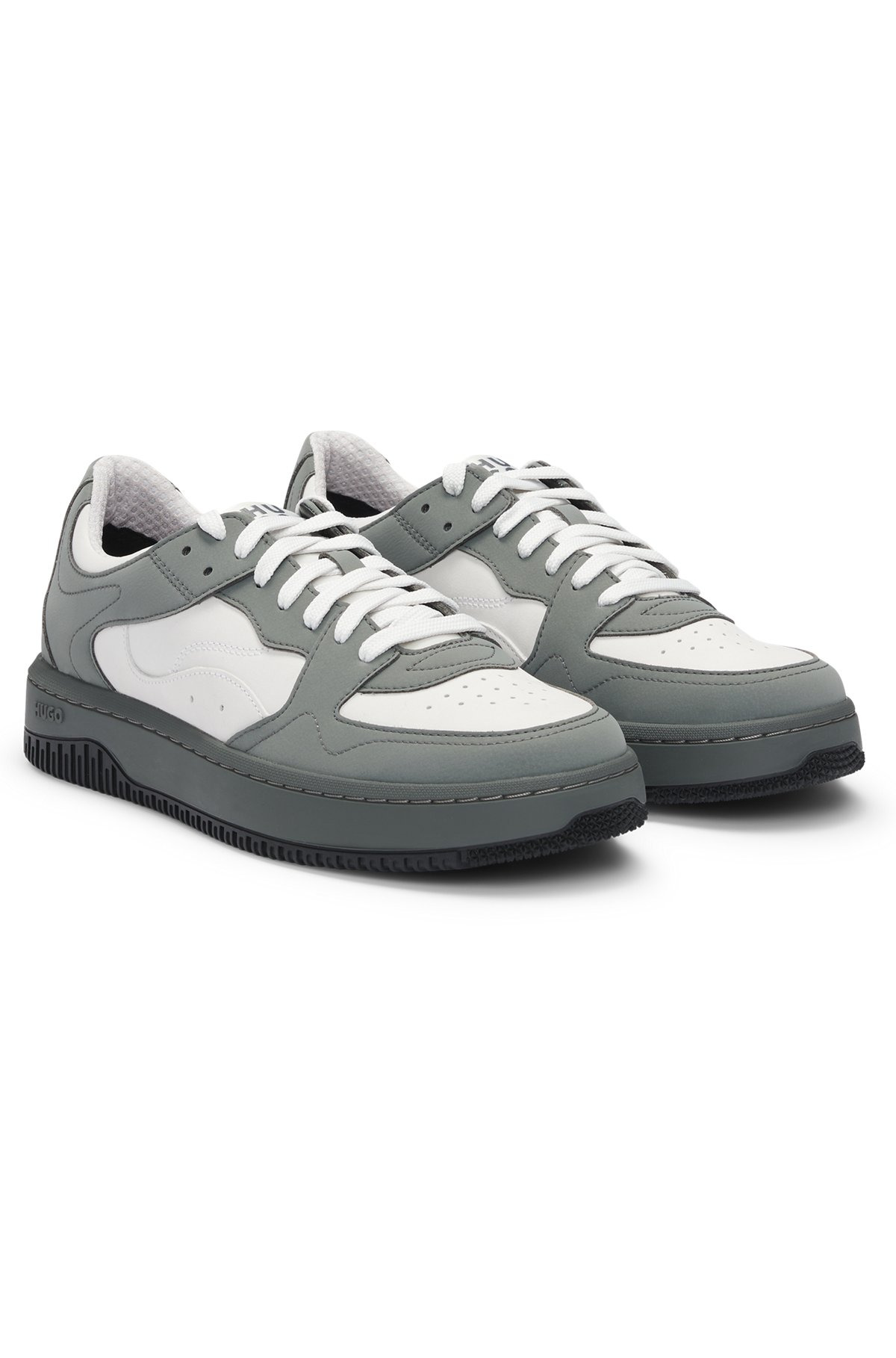 MIXED-MATERIAL TRAINERS WITH NUBUCK UPPERS - 2