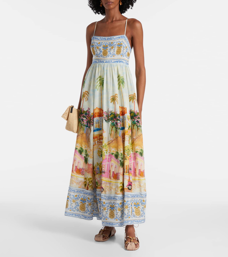 FARM RIO Beaded leather sandals outlook