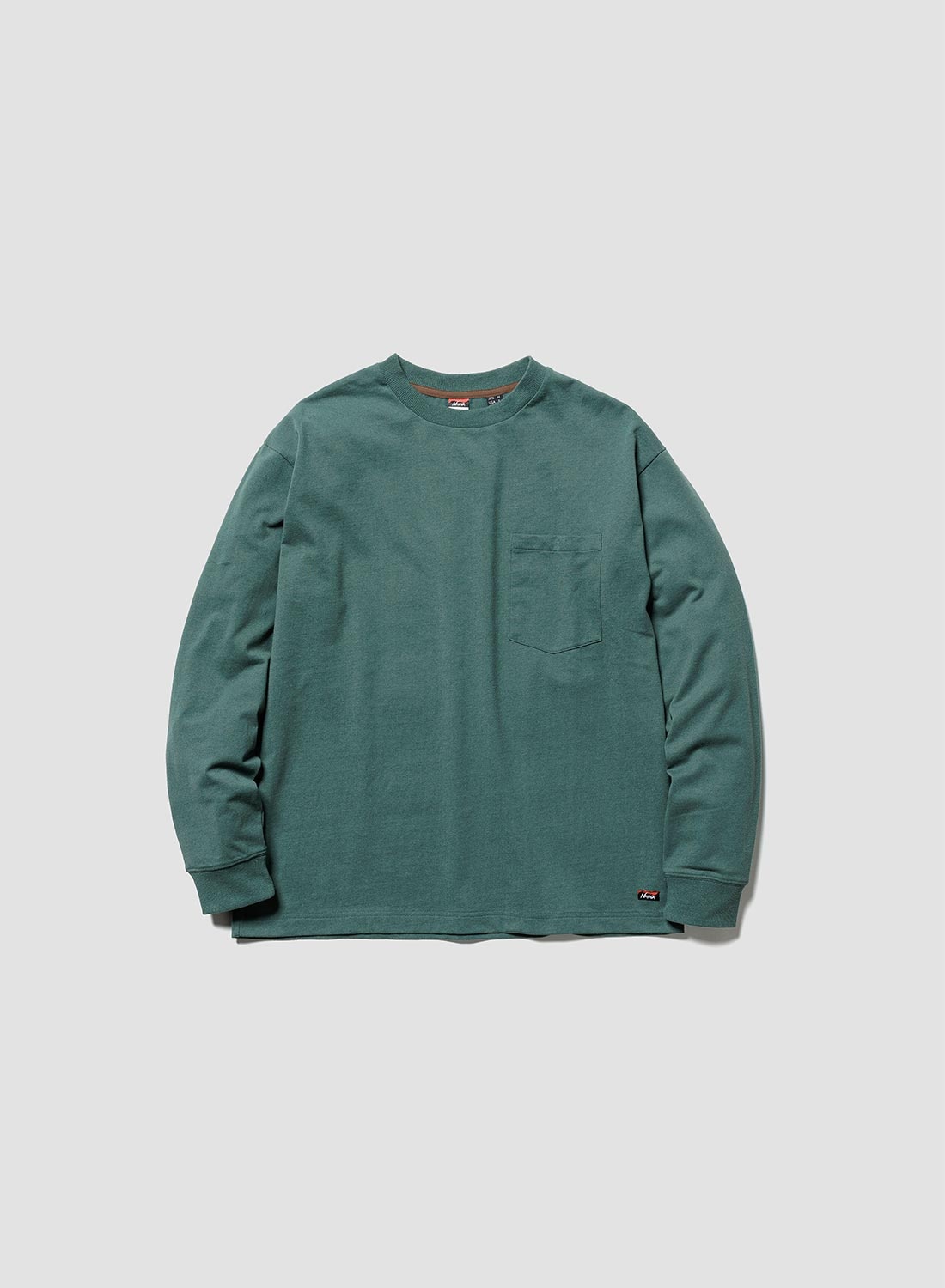 Nanga Eco Hybrid Daily Long Sleeve Tee in Green - 1