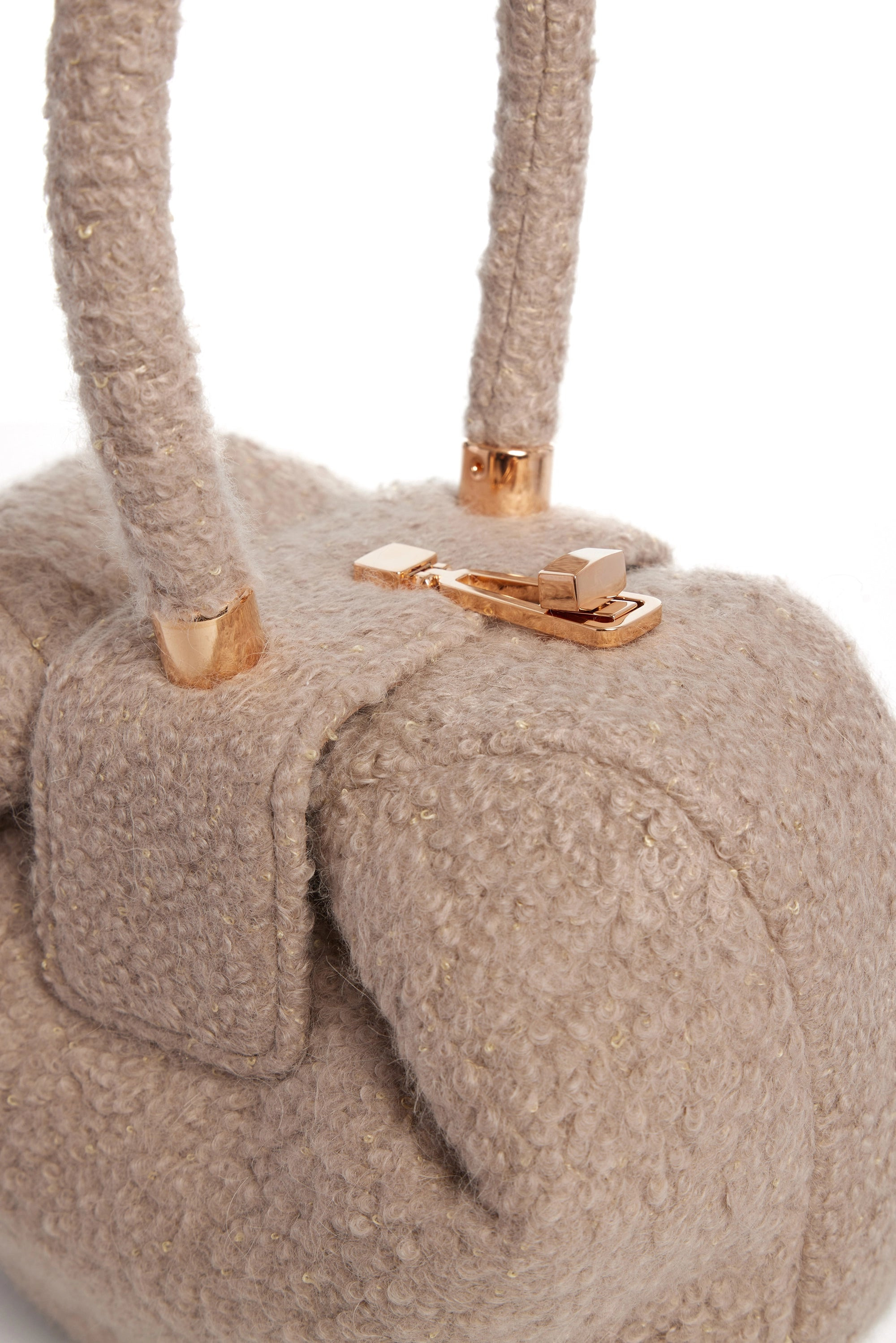 Nina Bag in Camel Cashmere Boucle 4
