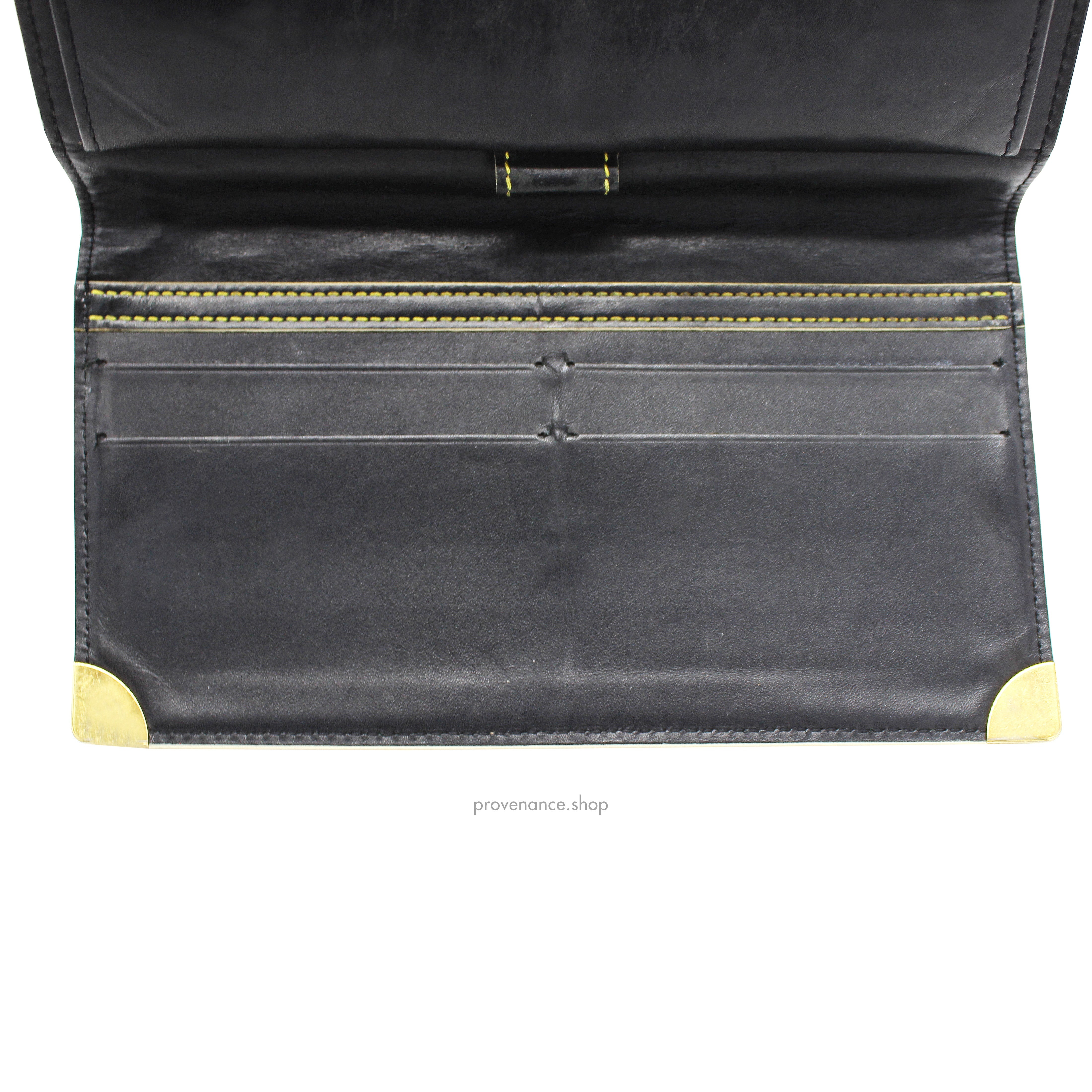 Louis Vuitton x Marc Jacobs International Wallet - Black Suhali Noir Leather - 10