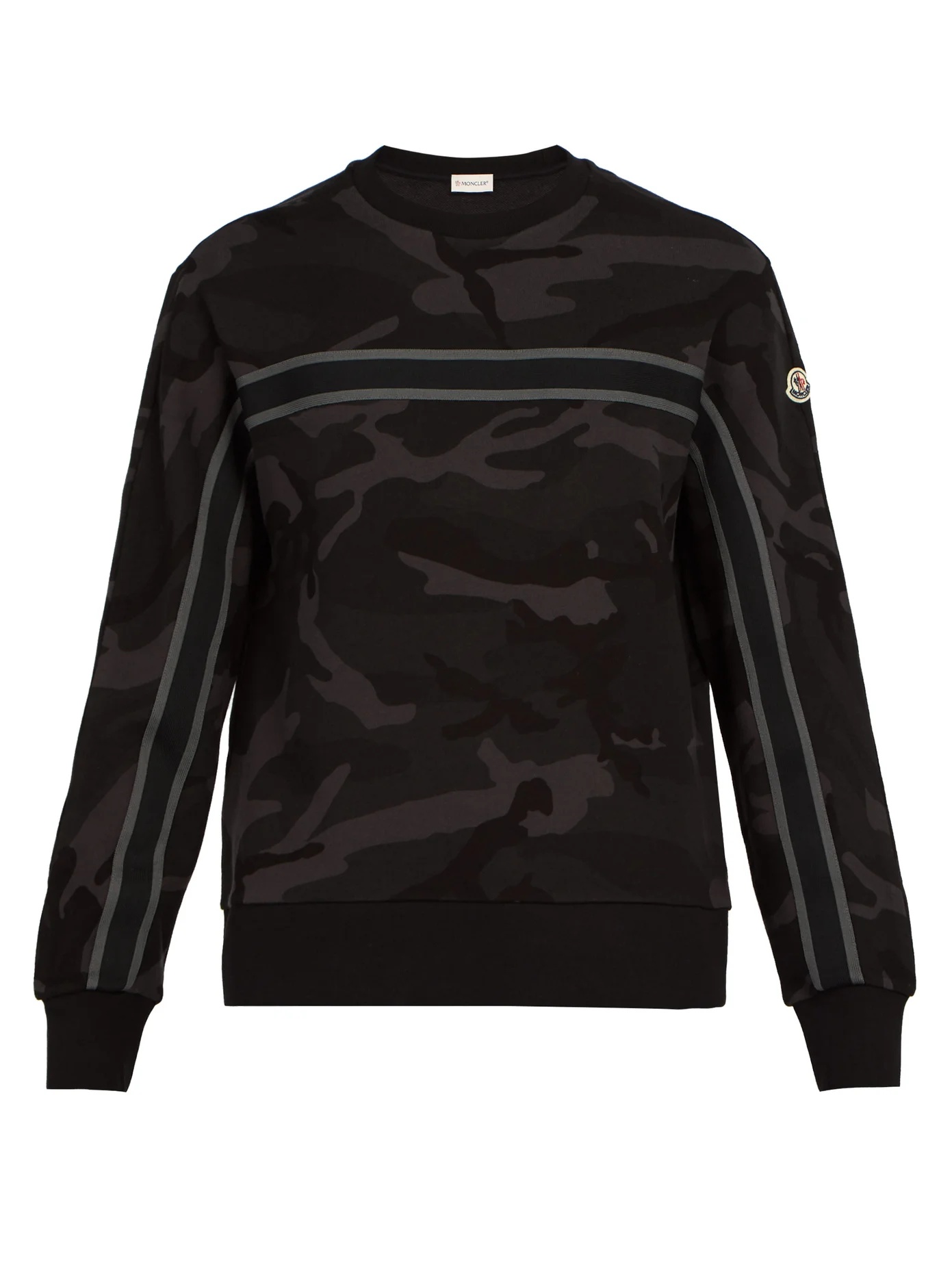 Camouflage-print cotton sweatshirt - 1