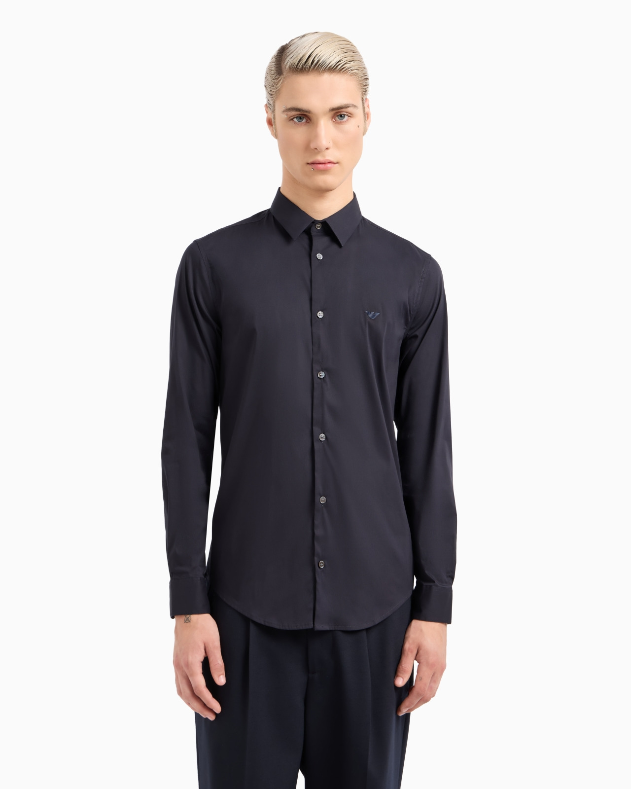 Stretch nylon-blend shirt - 4