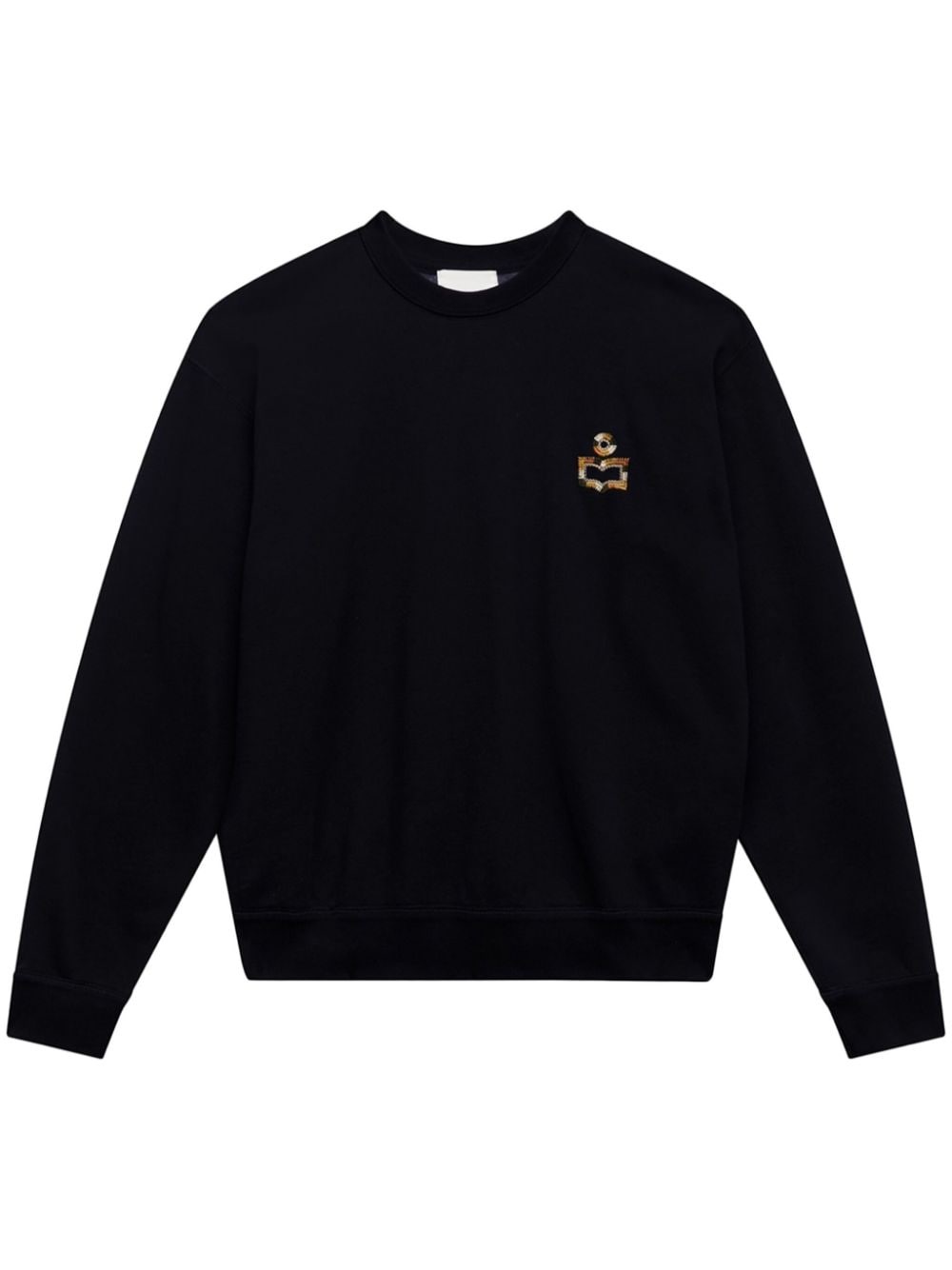 logo-appliquÃ© jersey sweatshirt - 1