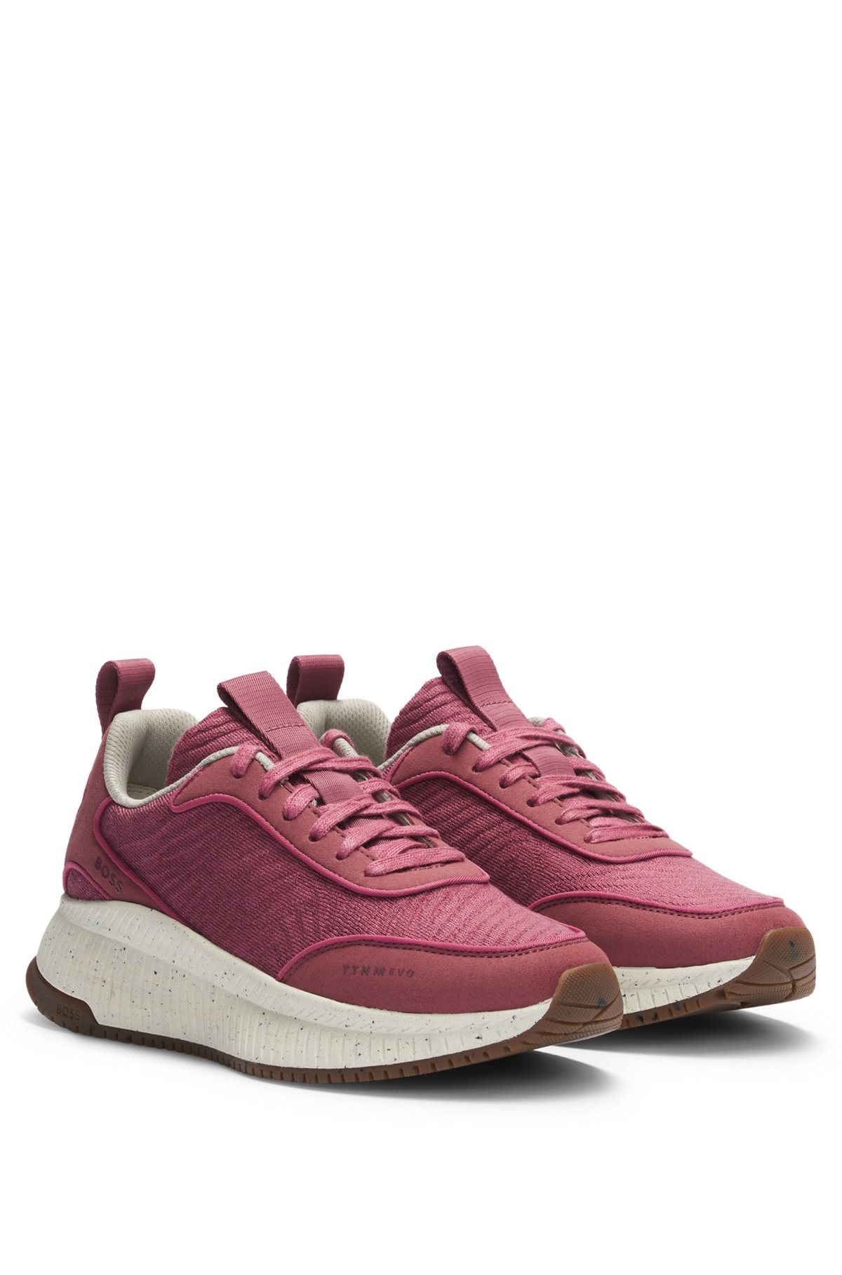 BOSS X ACBC TRAINERS WITH SPECKLED EFFECT - 2