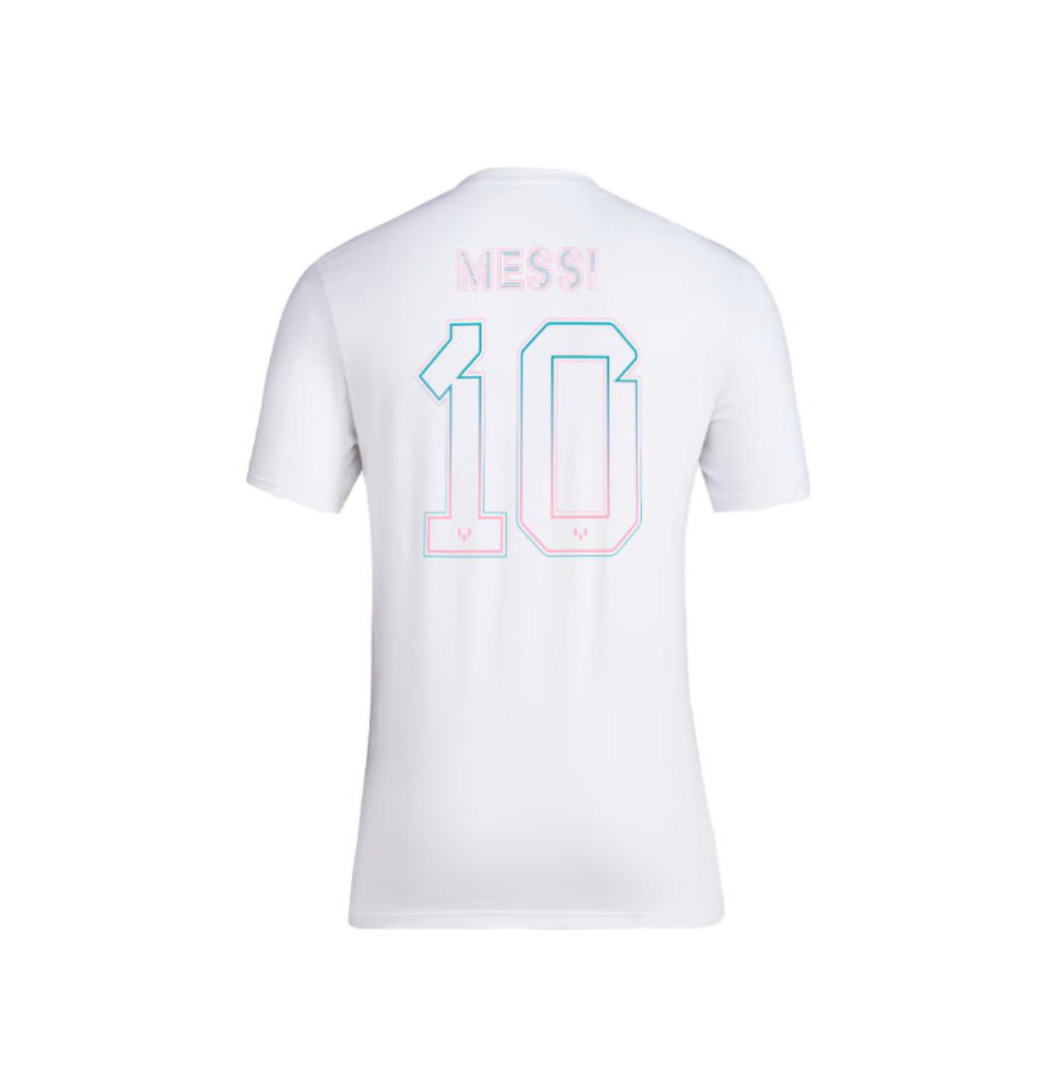 adidas Messi N&N Tee 'White' JF4289 - 2