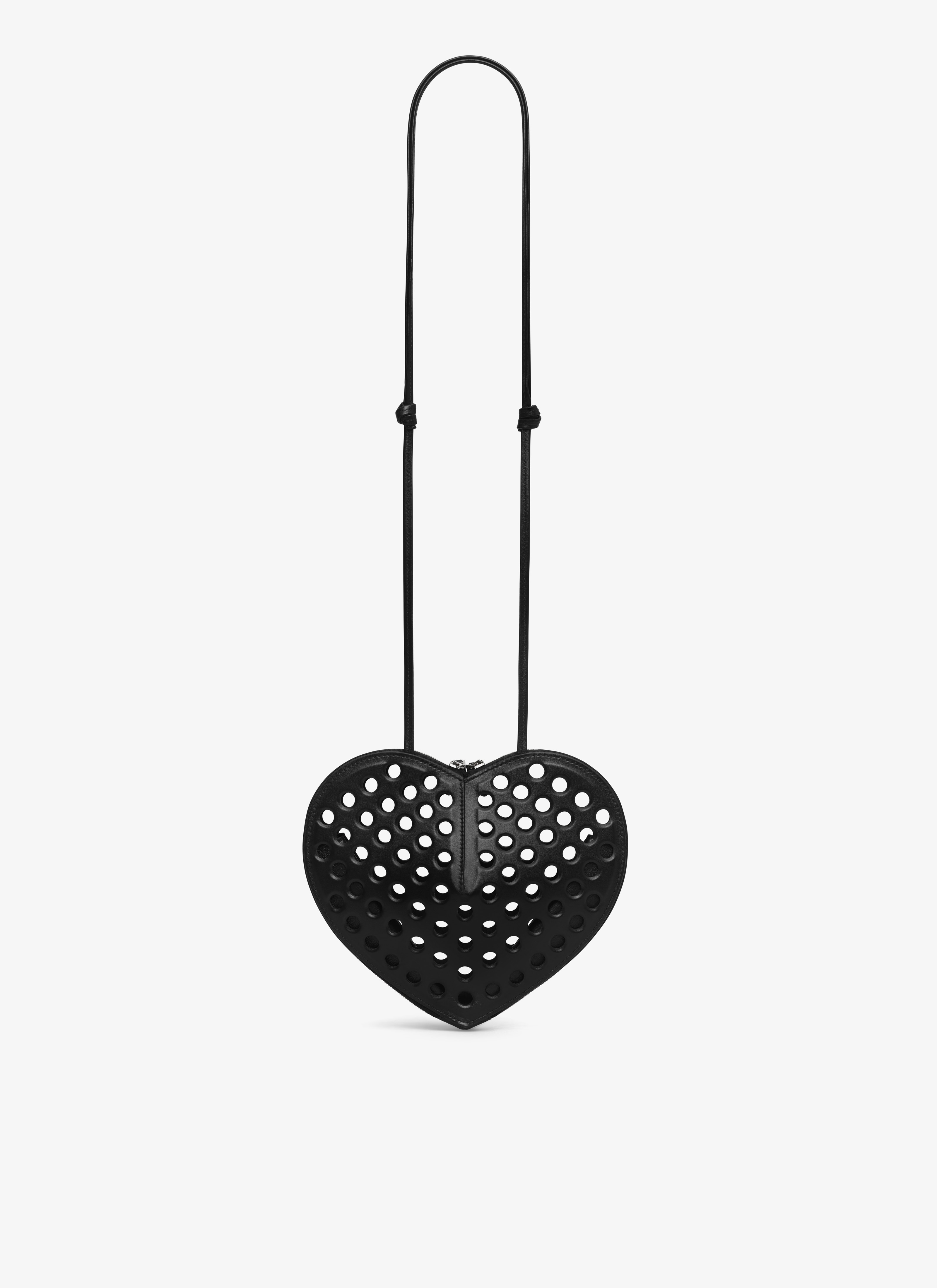 LE CŒUR BAG IN PERFORATED LAMBSKIN - 3