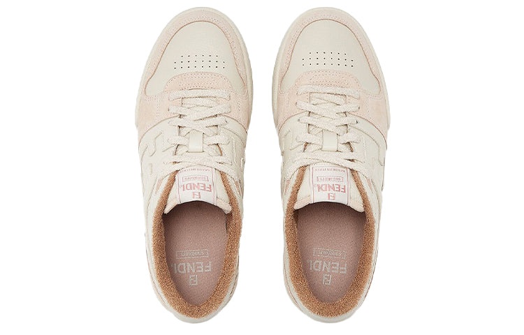 FENDI Match Low Top Suede 'Pink Beige' 7E1493AHH2F1FHT - 4