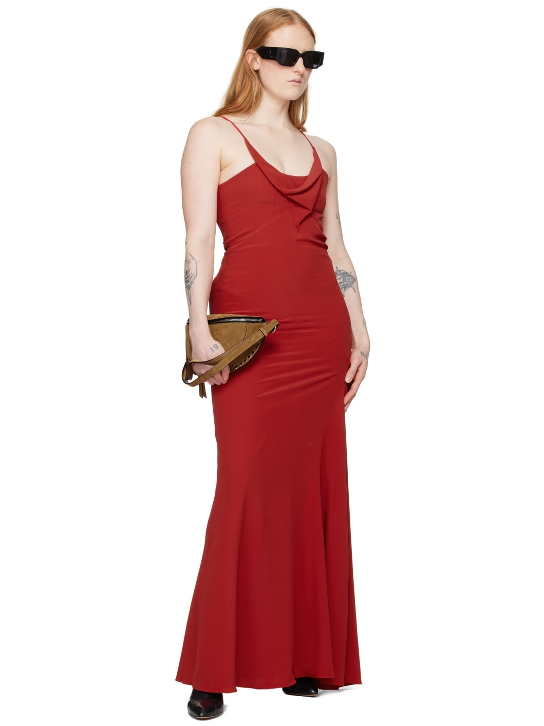 Red Kapri Maxi Dress - 4
