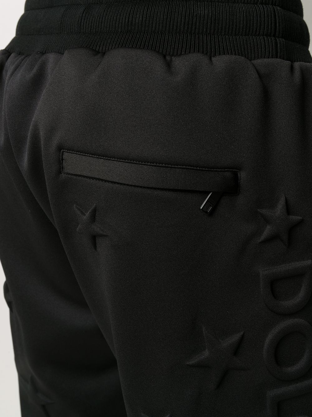 raised star track pants - 5