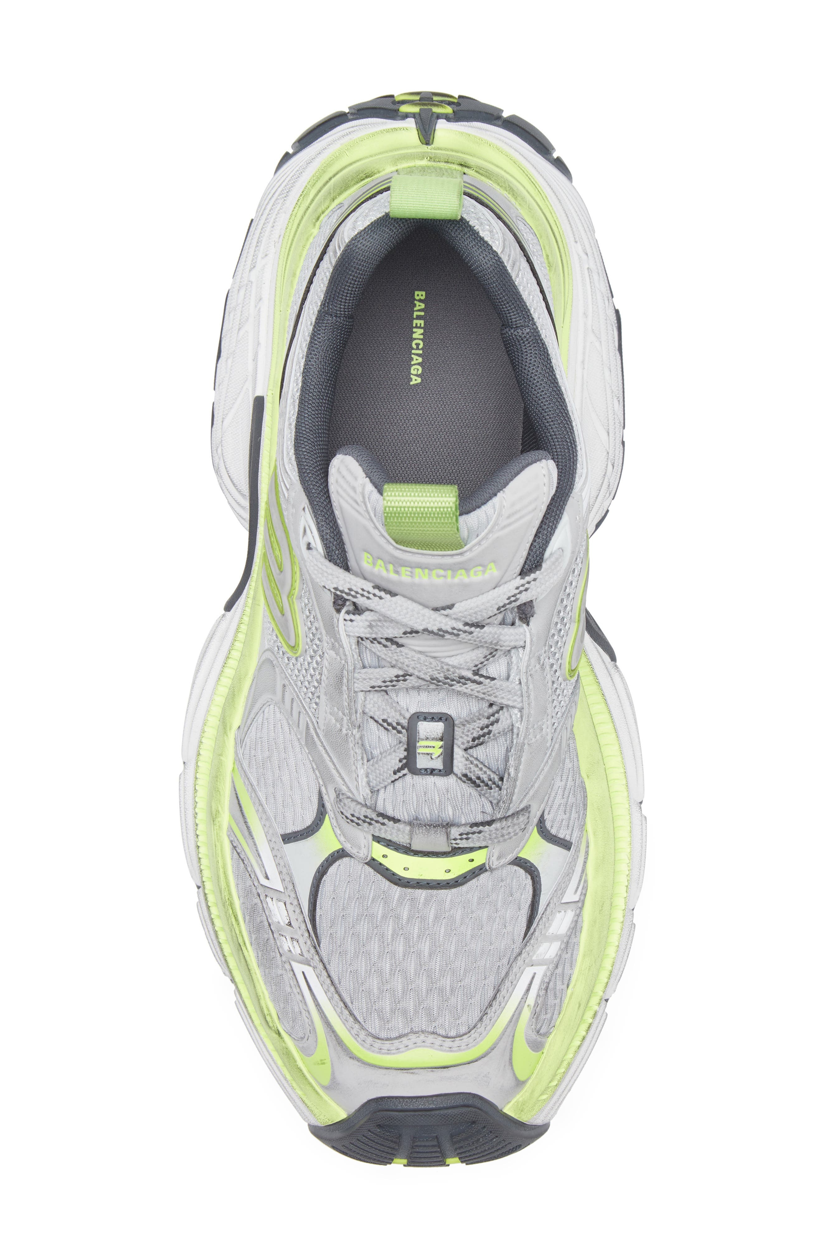 Balenciaga 10XL Sneaker in Grey/White/Green at Nordstrom - 5
