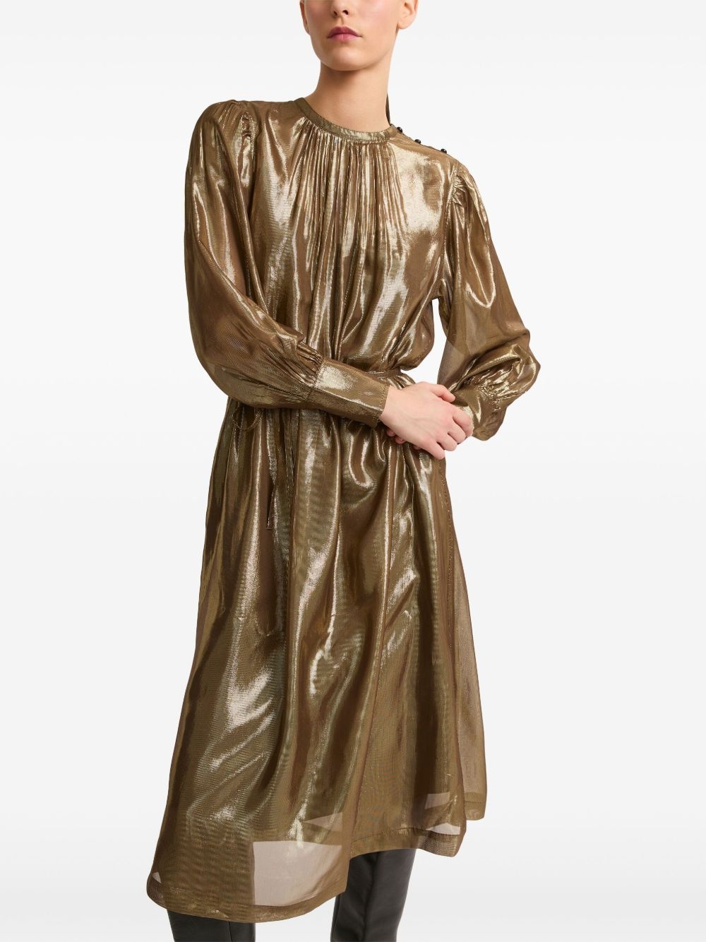 long sleeve dress - 4