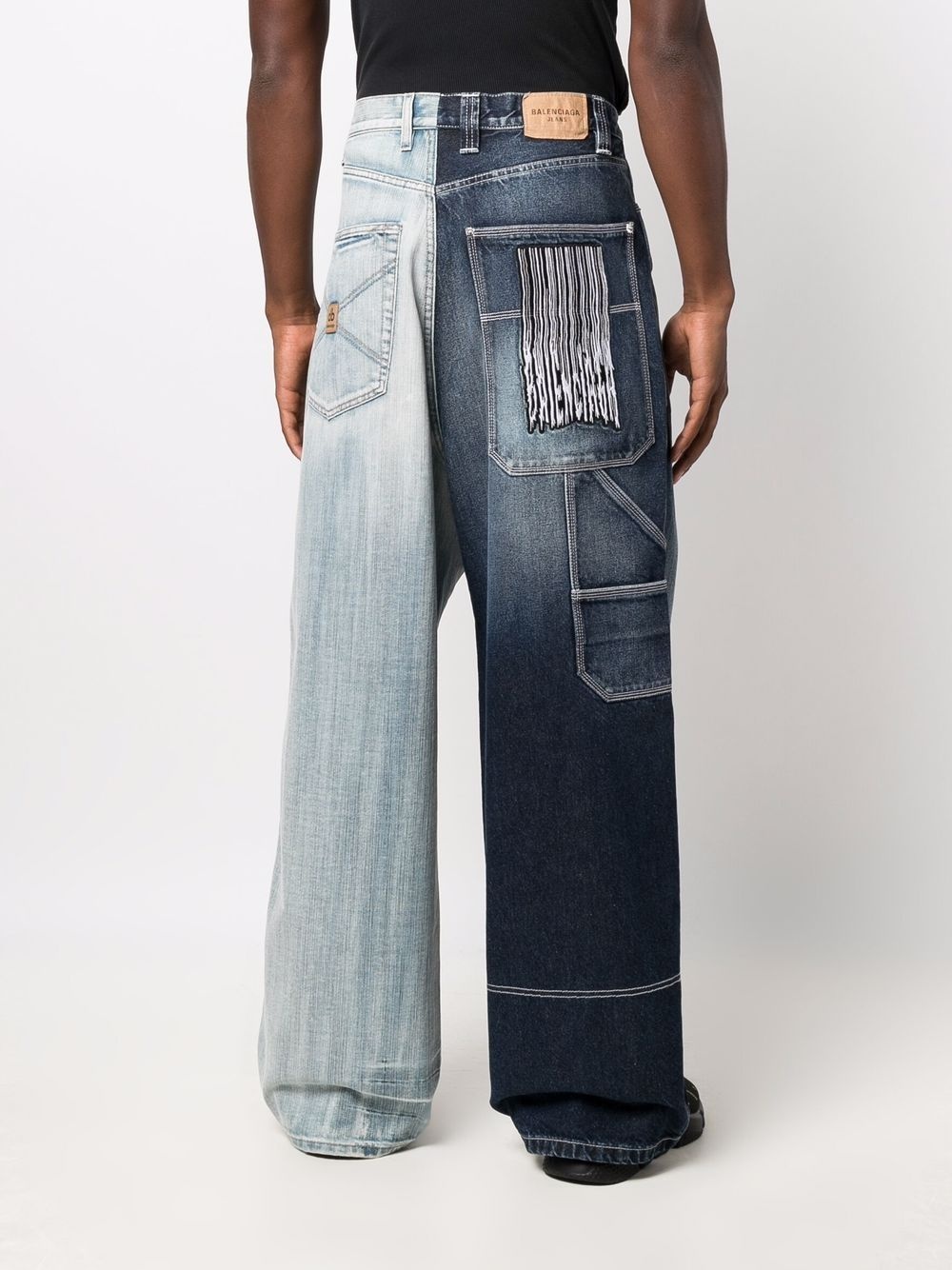 50/50 wide-leg jeans - 5