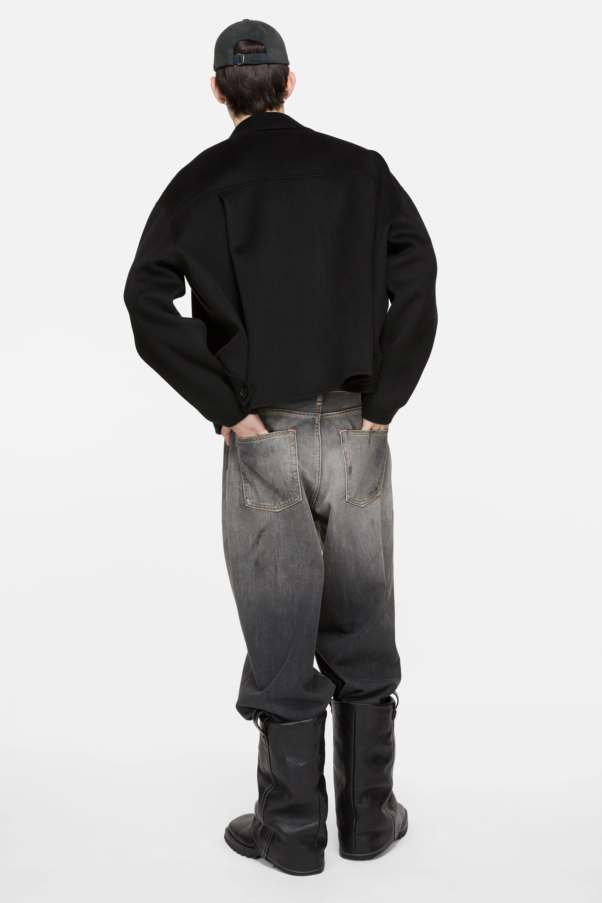Cashmere jacket - Black - 3