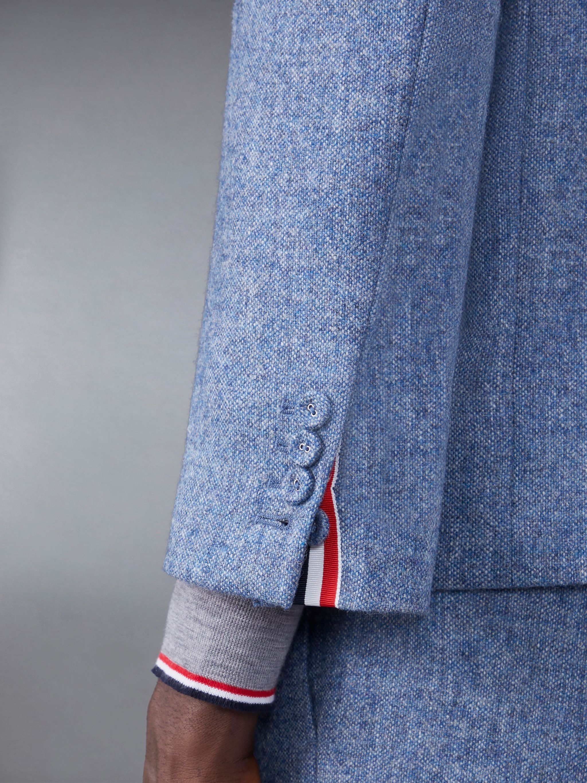 Donegal Tweed 4-Bar Straight Fit Sport Coat - 5