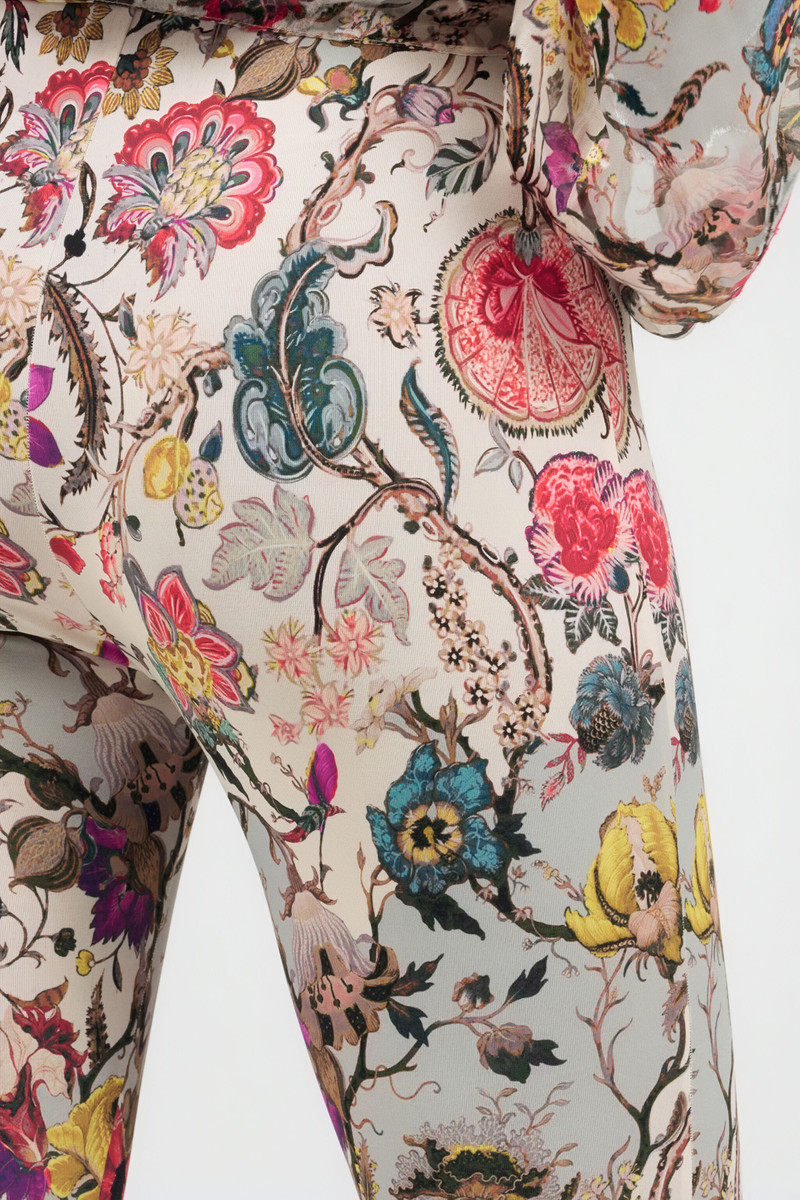Florentine Flowers Print Leggings 6