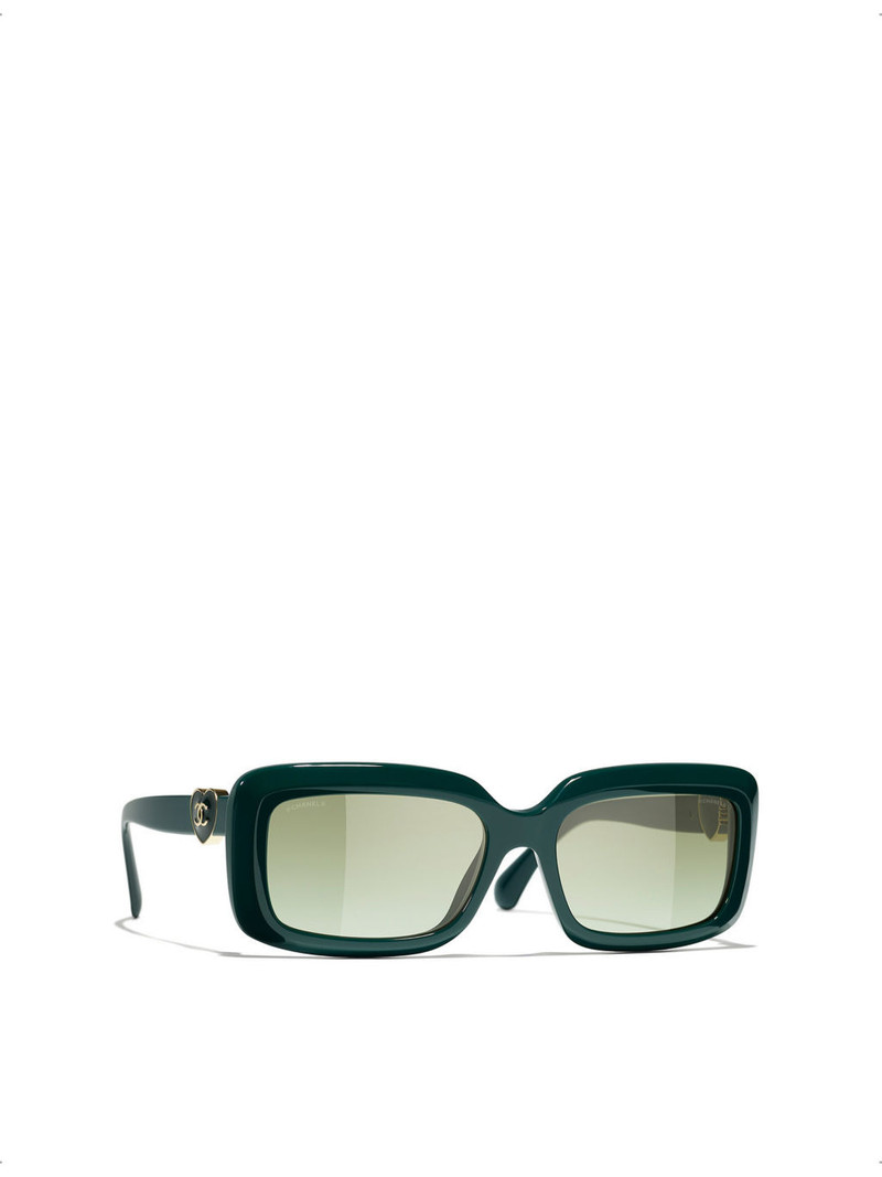 CHANEL Rectangle-frame sunglasses outlook