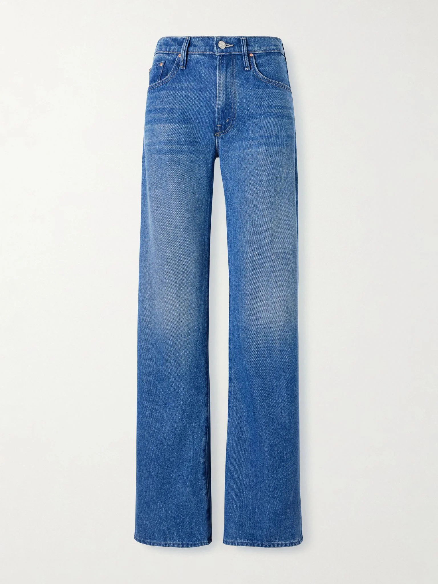 The Mid Rise Lasso Sneak straight-leg jeans Dark denim - 1