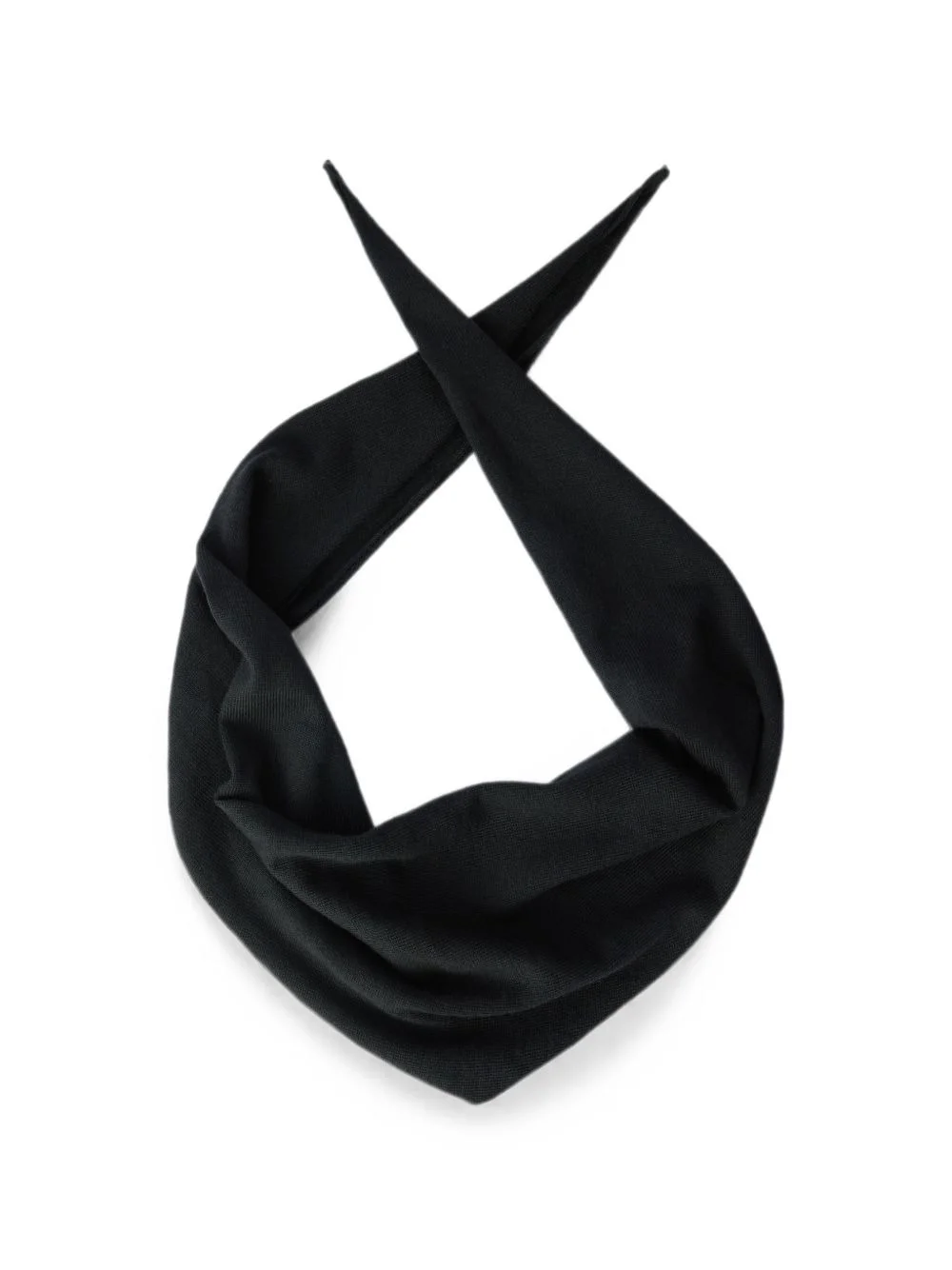 triangular scarf in fine merino wool - 1