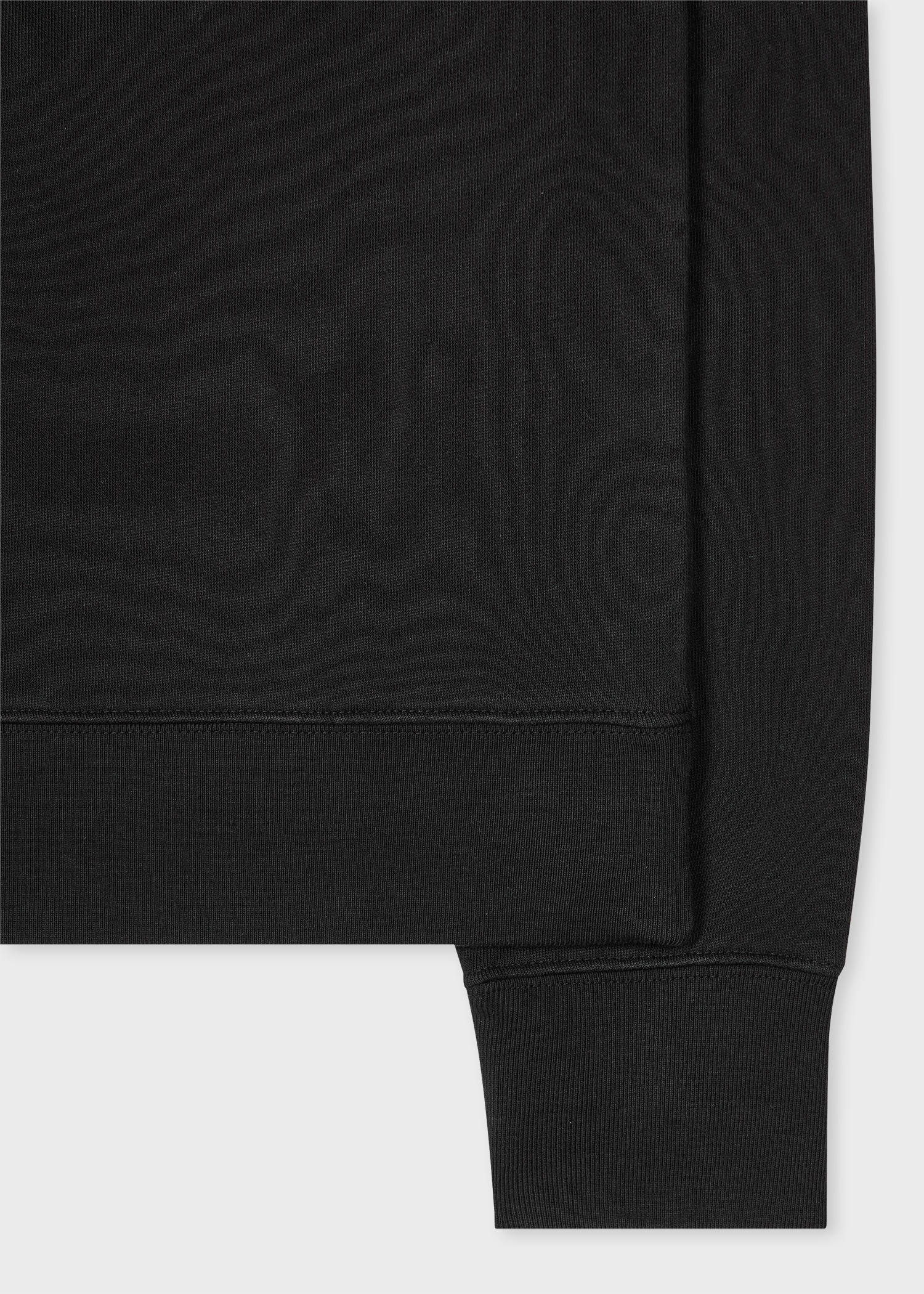 Black 'Happy' Embroidered Sweatshirt - 2
