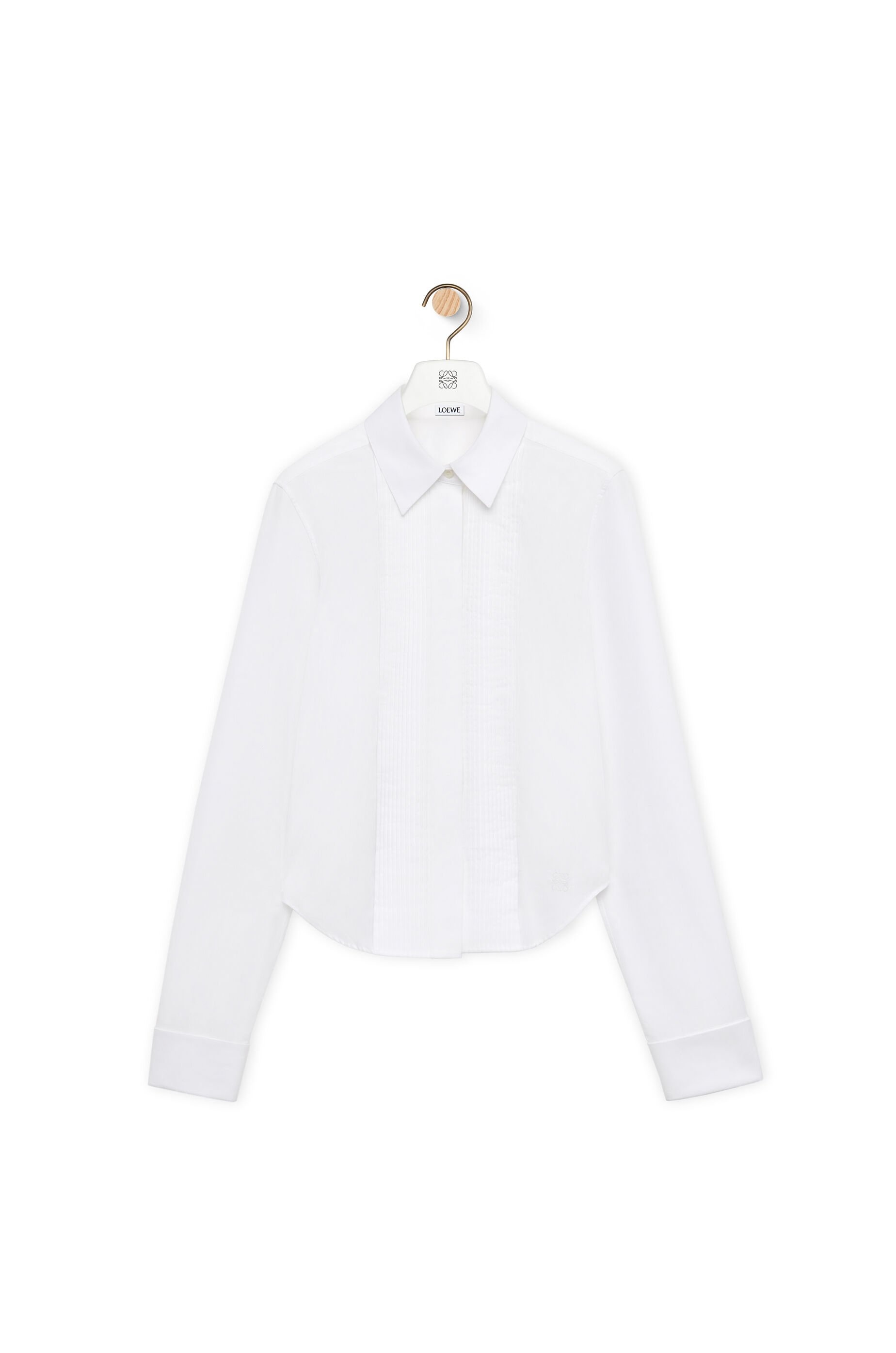 Pleated shirt in cotton - 1