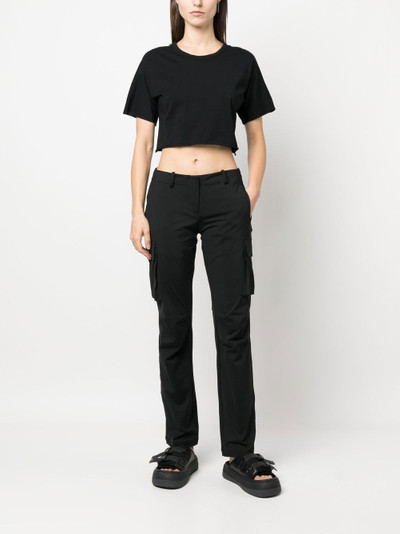 Isaac Sellam cropped short-sleeved T-shirt outlook