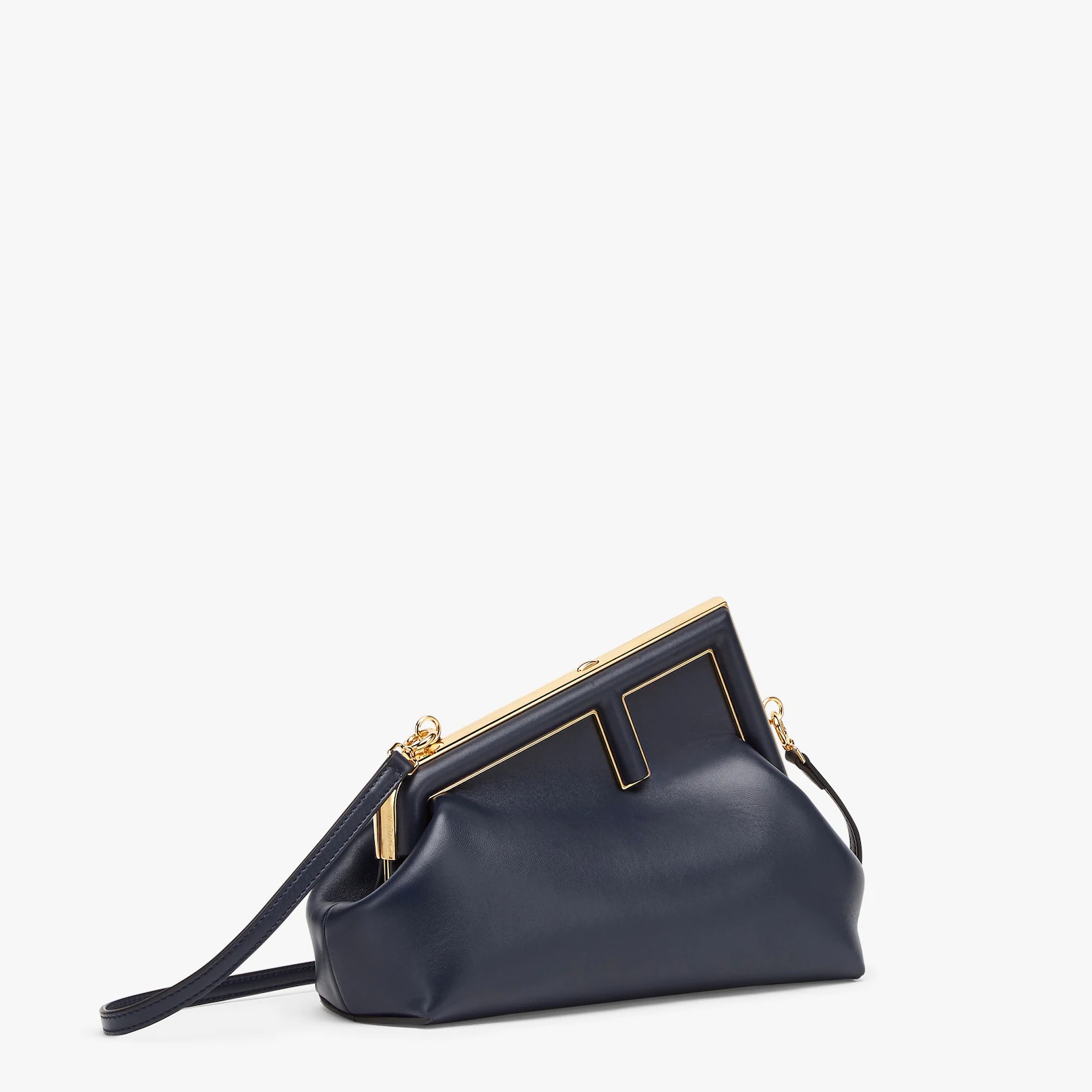 Dark blue leather bag - 2