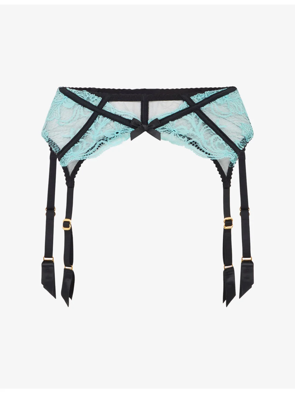 Rozlyn Mesh And Lace Suspenders - 1