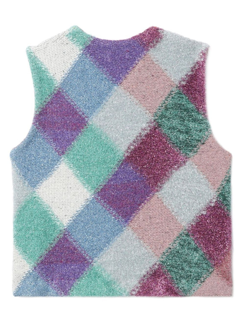 V-neck sleveless jumper 6