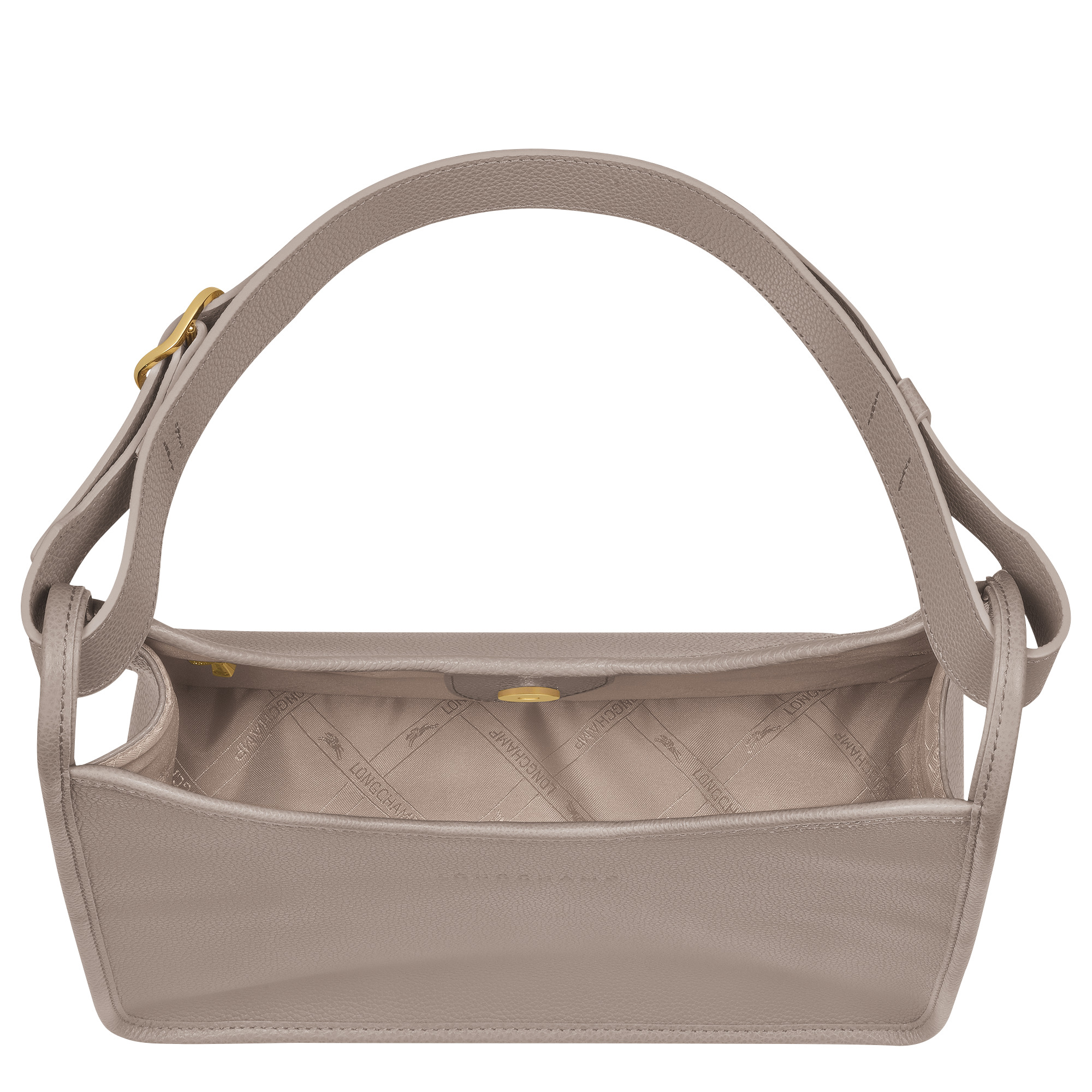 Le Foulonné M Hobo bag Turtledove - Leather - 5