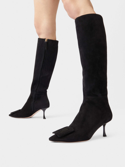 Roger Vivier Viv' In The City Boots in Suede outlook