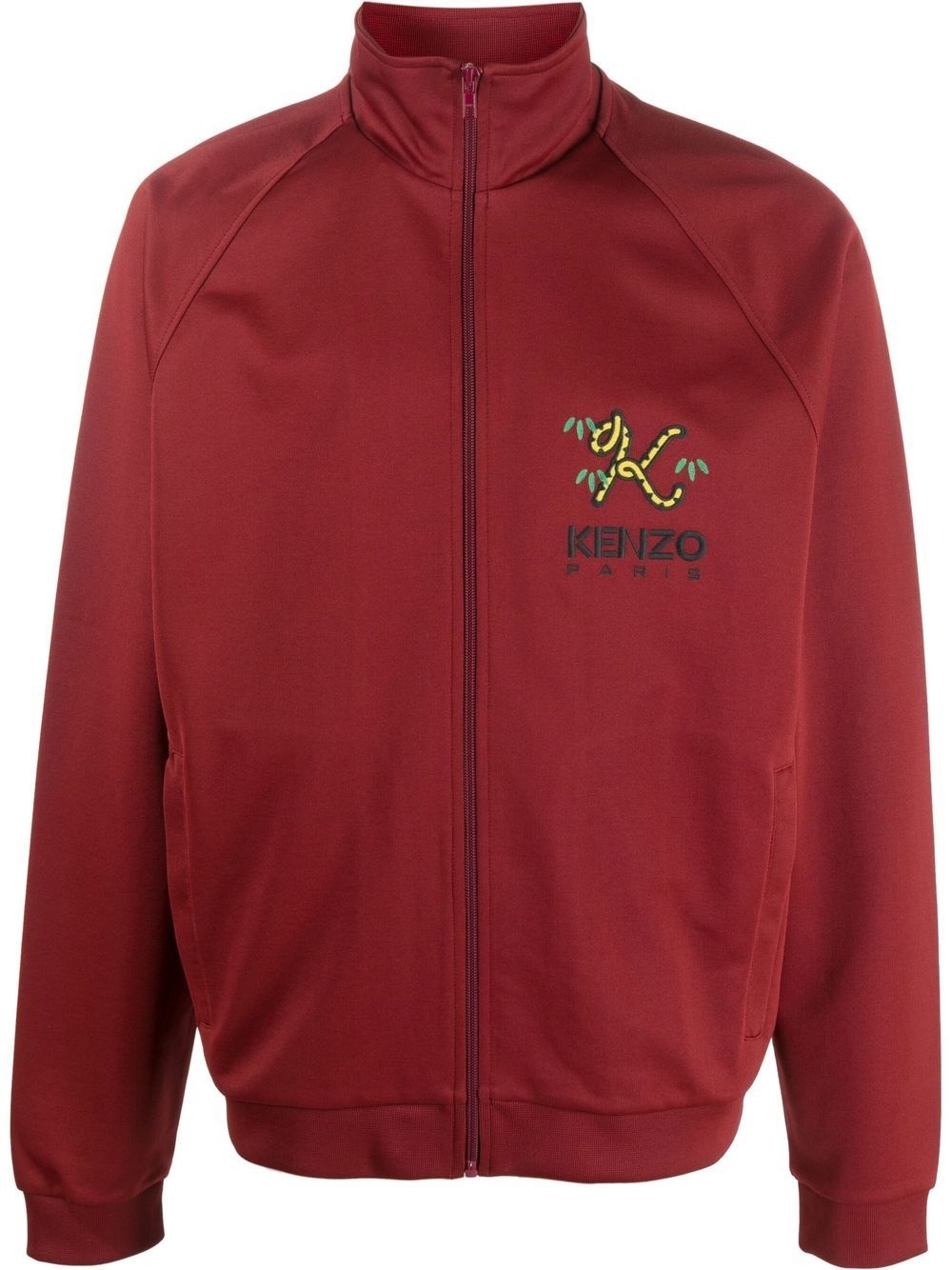 logo zipped jacket - 1