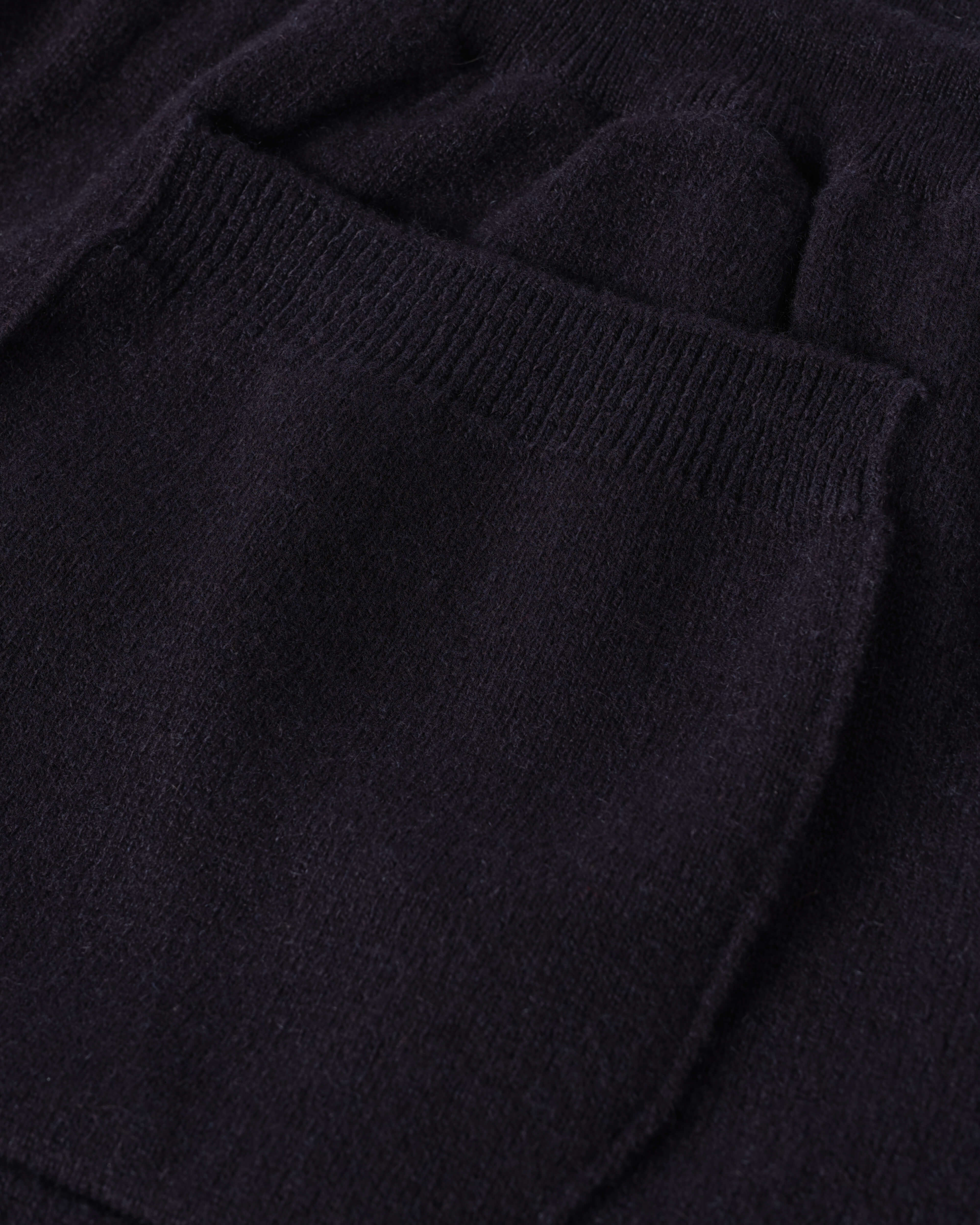 Tapered Cashmere Navy Joggers - 6
