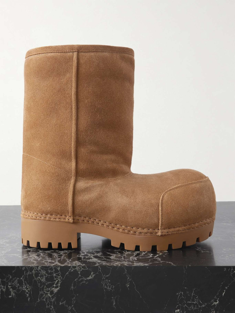Alaska Low shearling-lined suede boots 1
