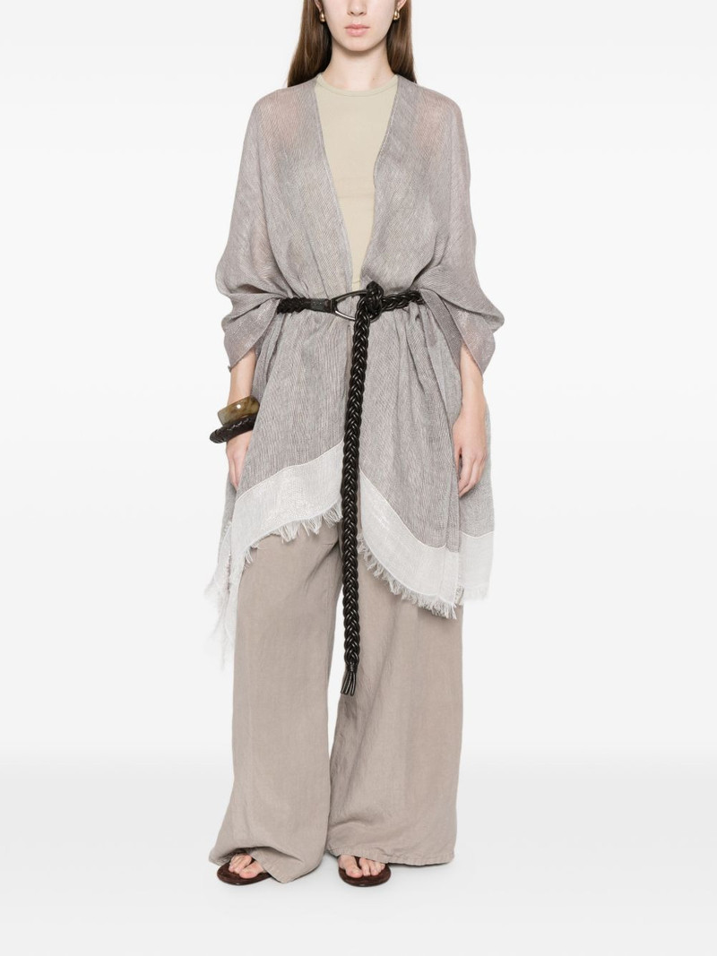 FABIANA FILIPPI frayed poncho outlook