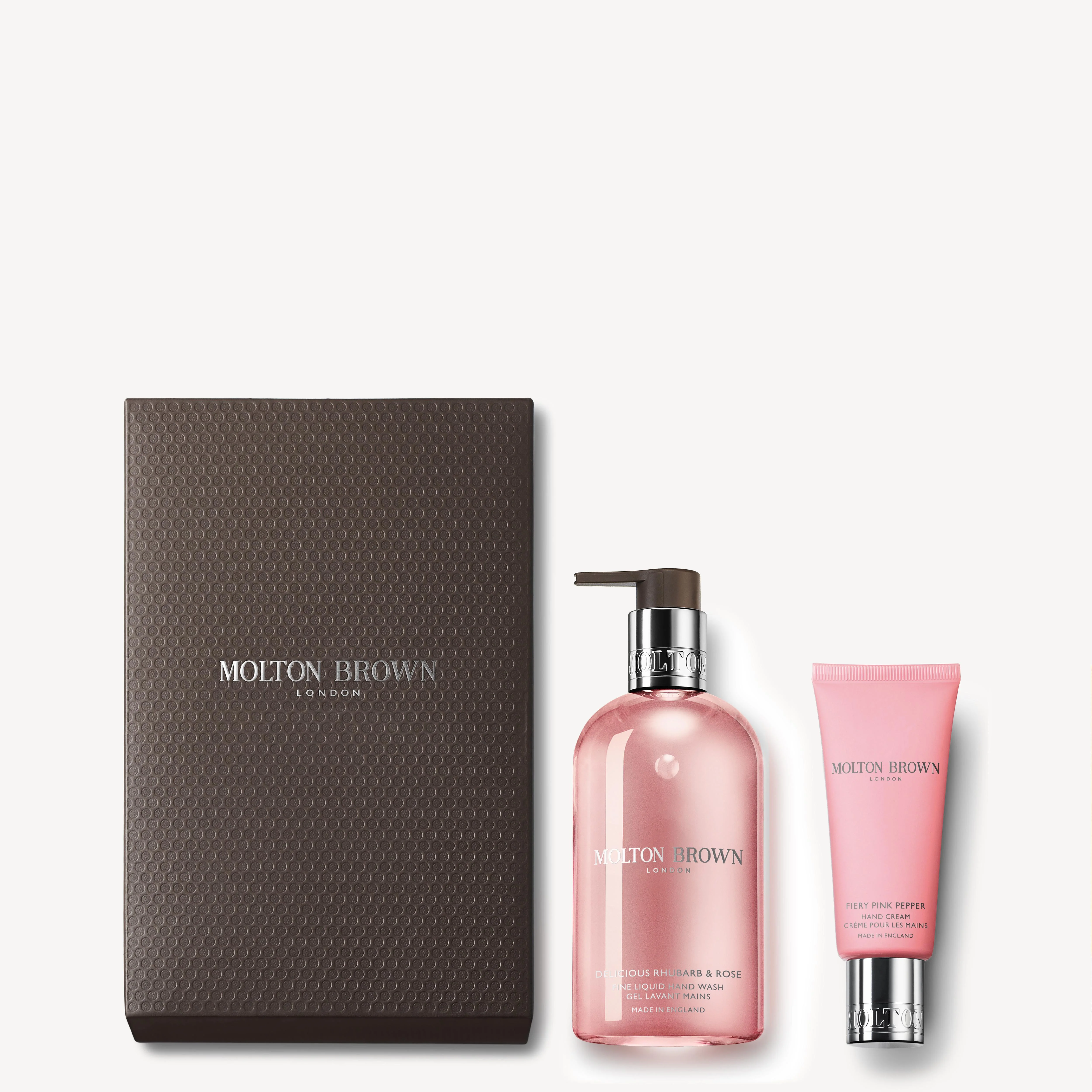 Delicious Rhubarb & Rose Hand Care Duo Gift Set - 1