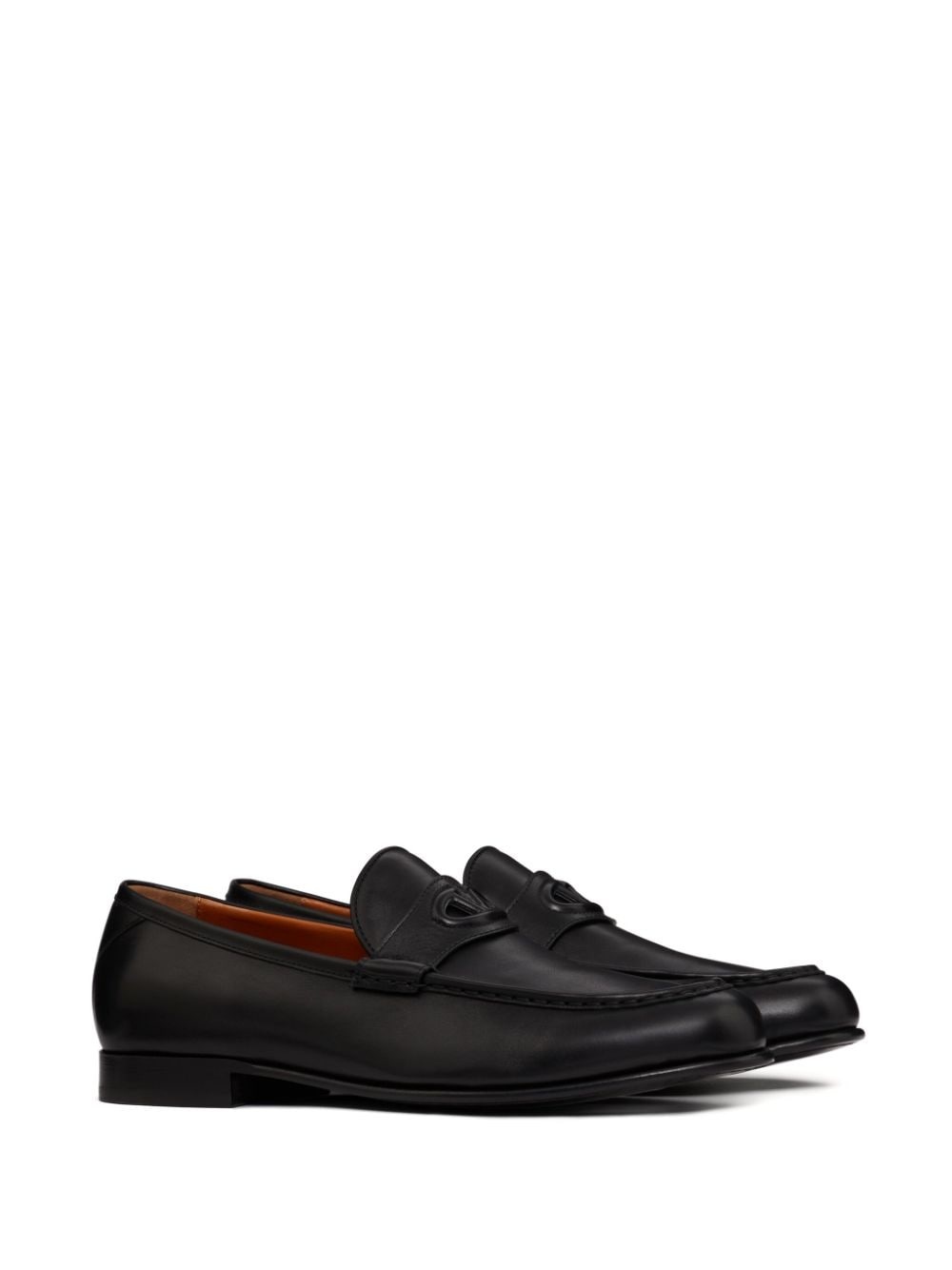 VLogo Signature leather loafers - 2
